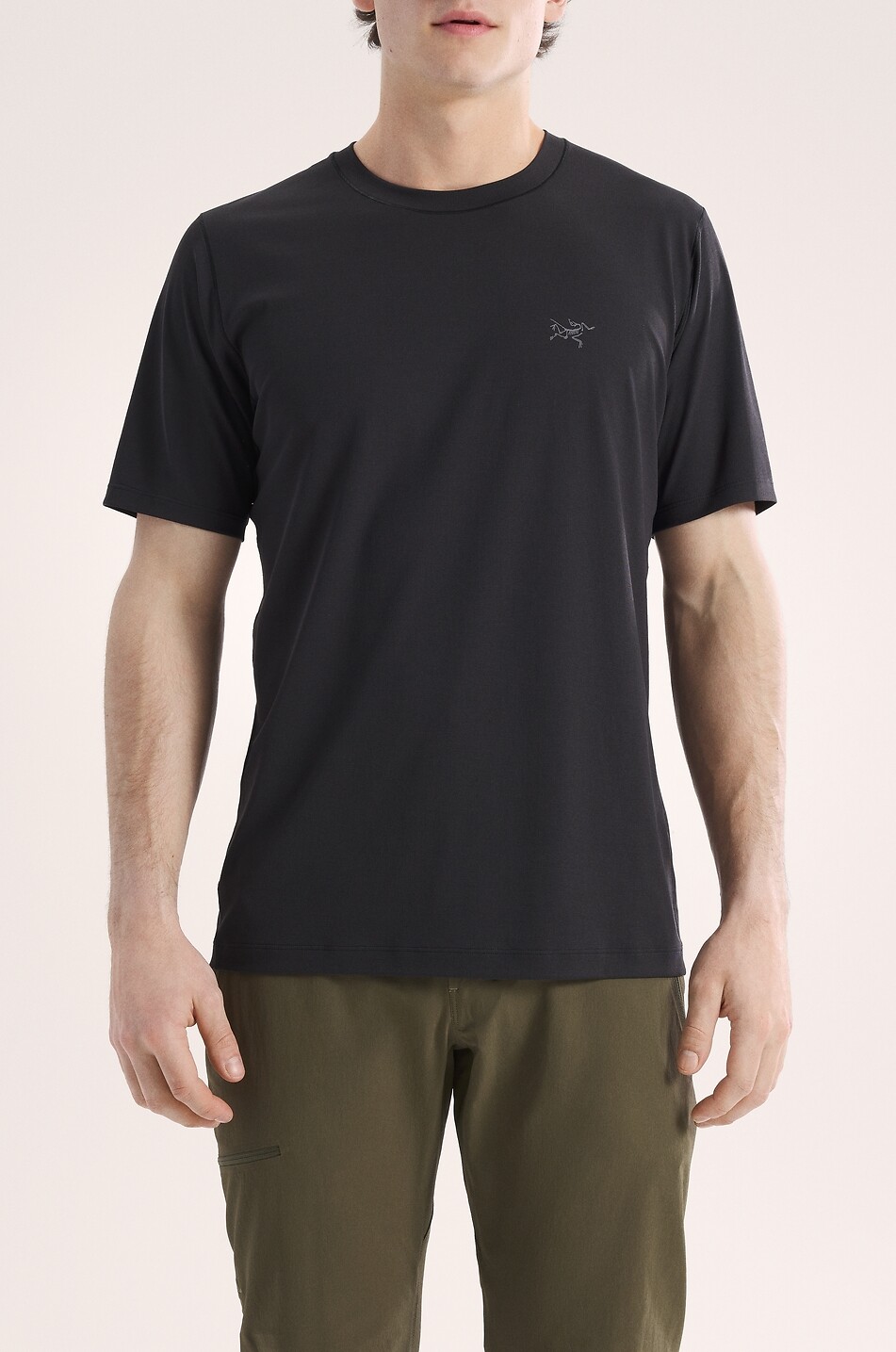ARC'TERYX Cormac knit round-neck t-shirt Men BLACK 2