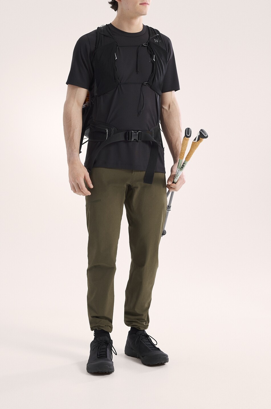 ARC'TERYX Cormac knit round-neck t-shirt Men BLACK 5