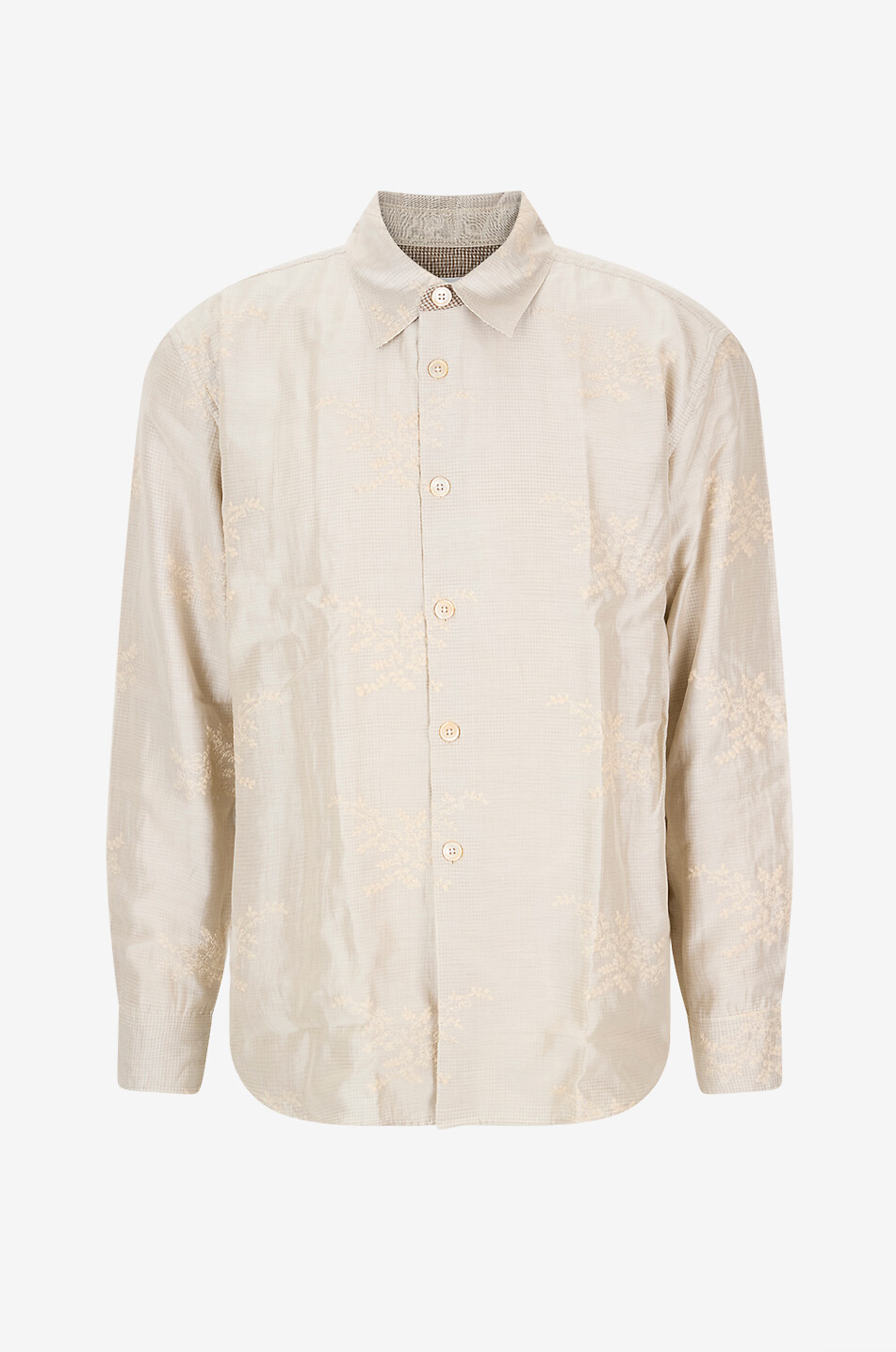 Lässiges Oversize-Hemd mit gestickten Motiven Beyond