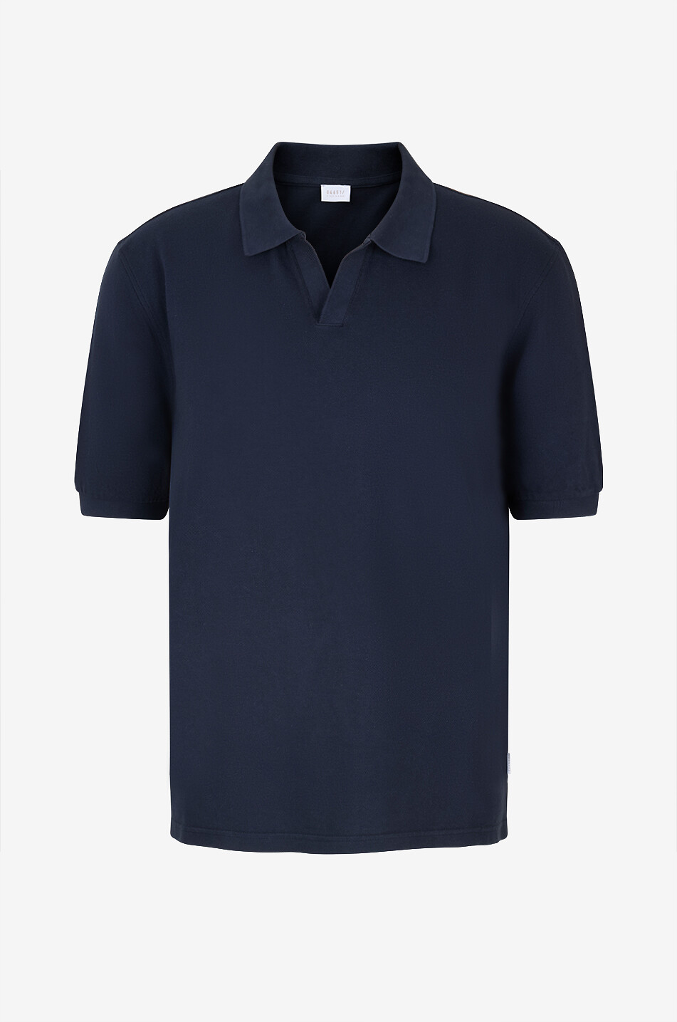 Polo à col polo en coton piqué Johnny