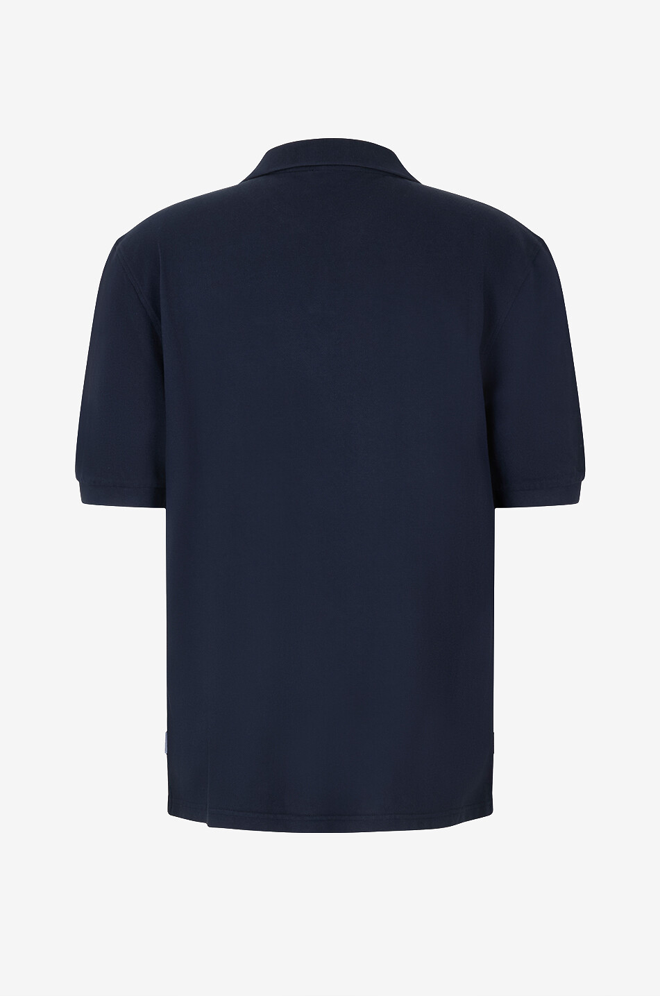04651/ Polo à col polo en coton piqué Johnny Homme BLEU FONCE 2