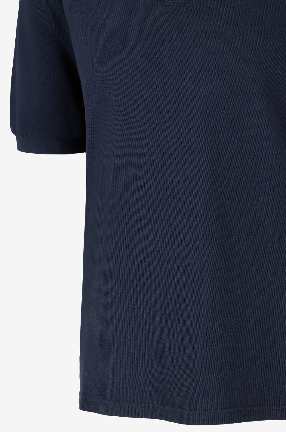 04651/ Polo à col polo en coton piqué Johnny Homme BLEU FONCE 3