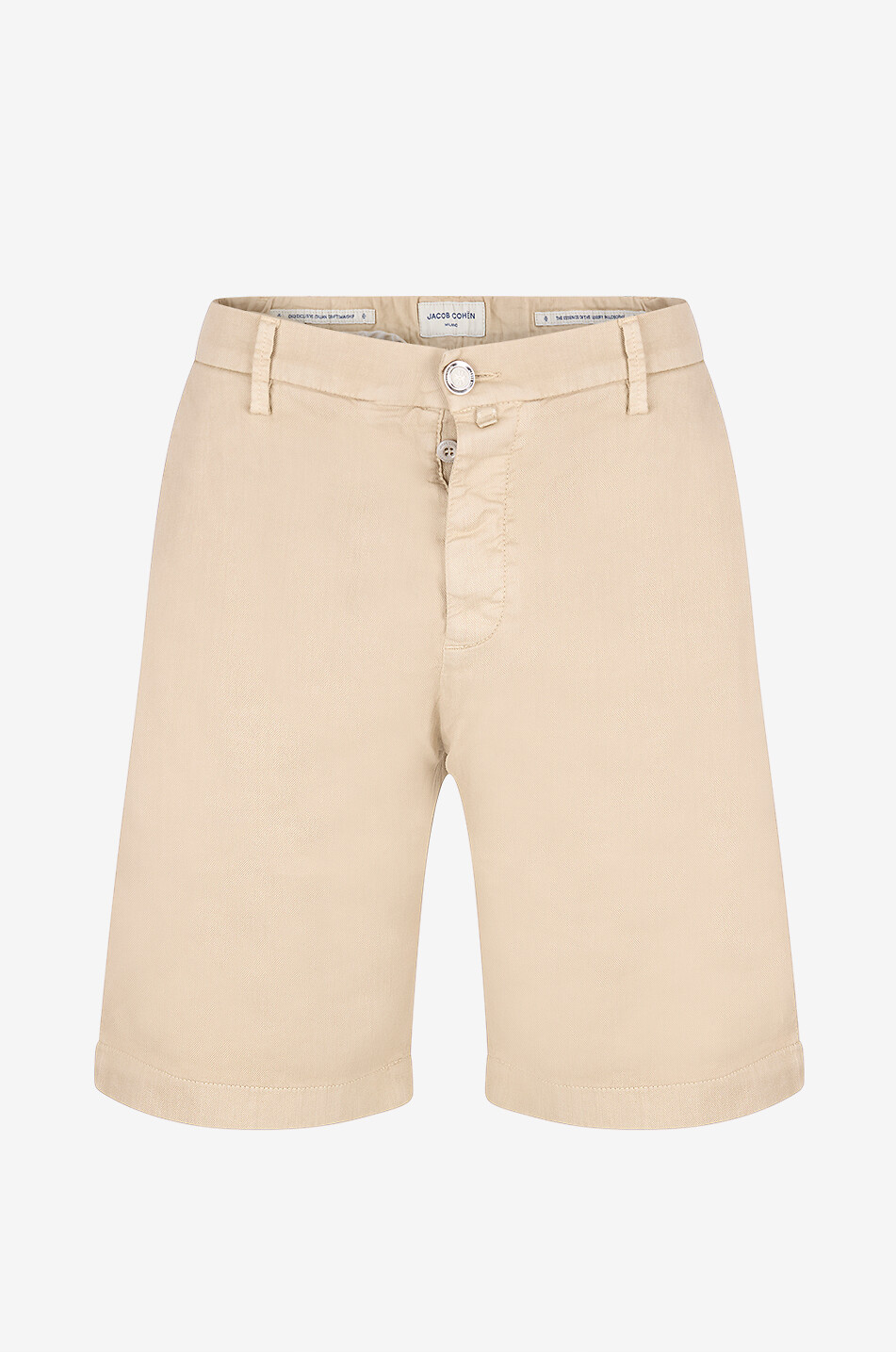George cotton and linen canvas Bermuda shorts