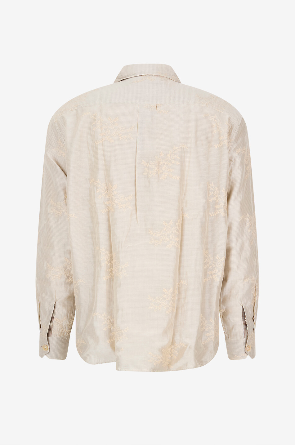 OUR LEGACY Lässiges Oversize-Hemd mit gestickten Motiven Beyond Herren CREMEFARBEN 2