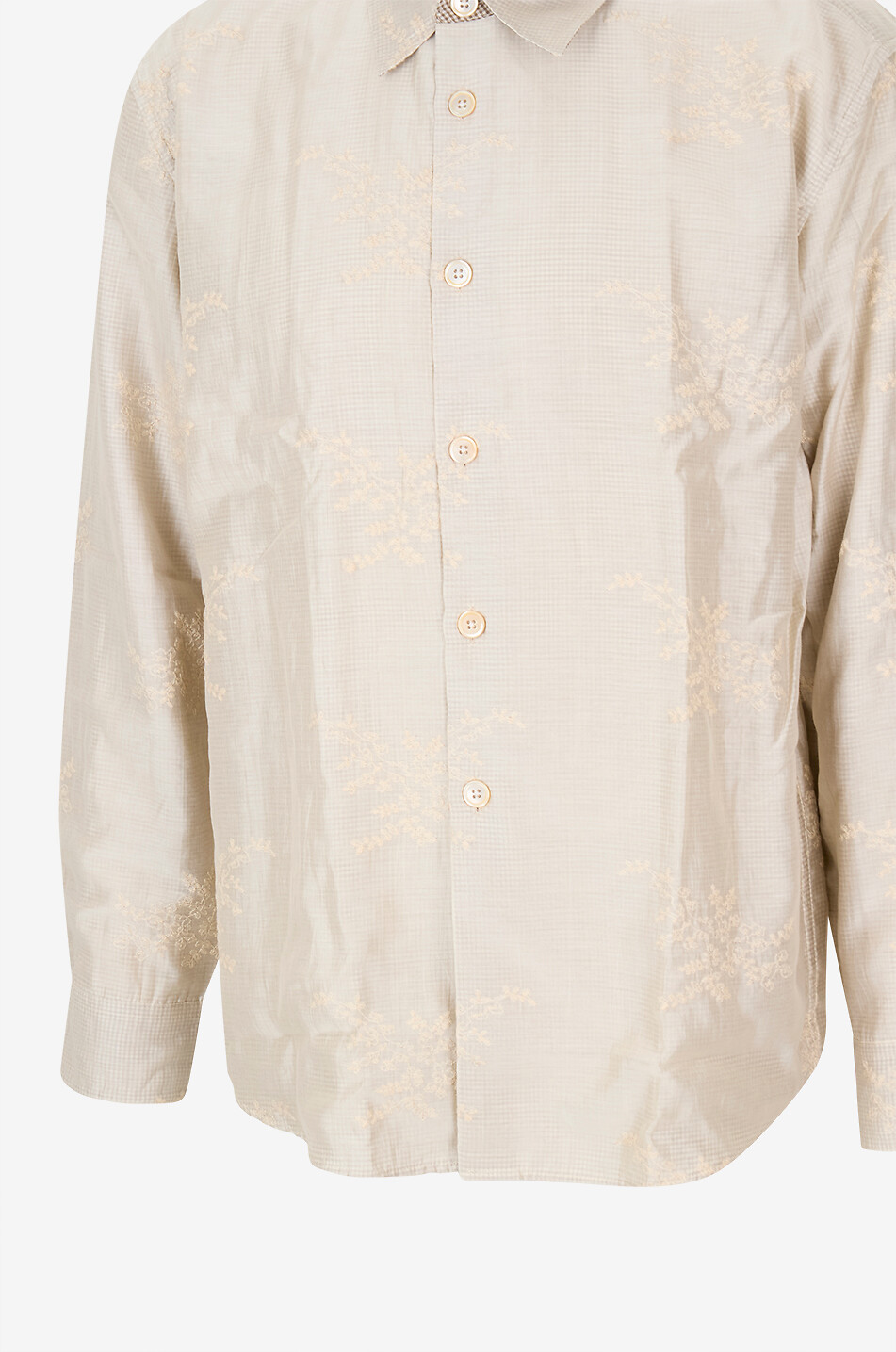 OUR LEGACY Lässiges Oversize-Hemd mit gestickten Motiven Beyond Herren CREMEFARBEN 3