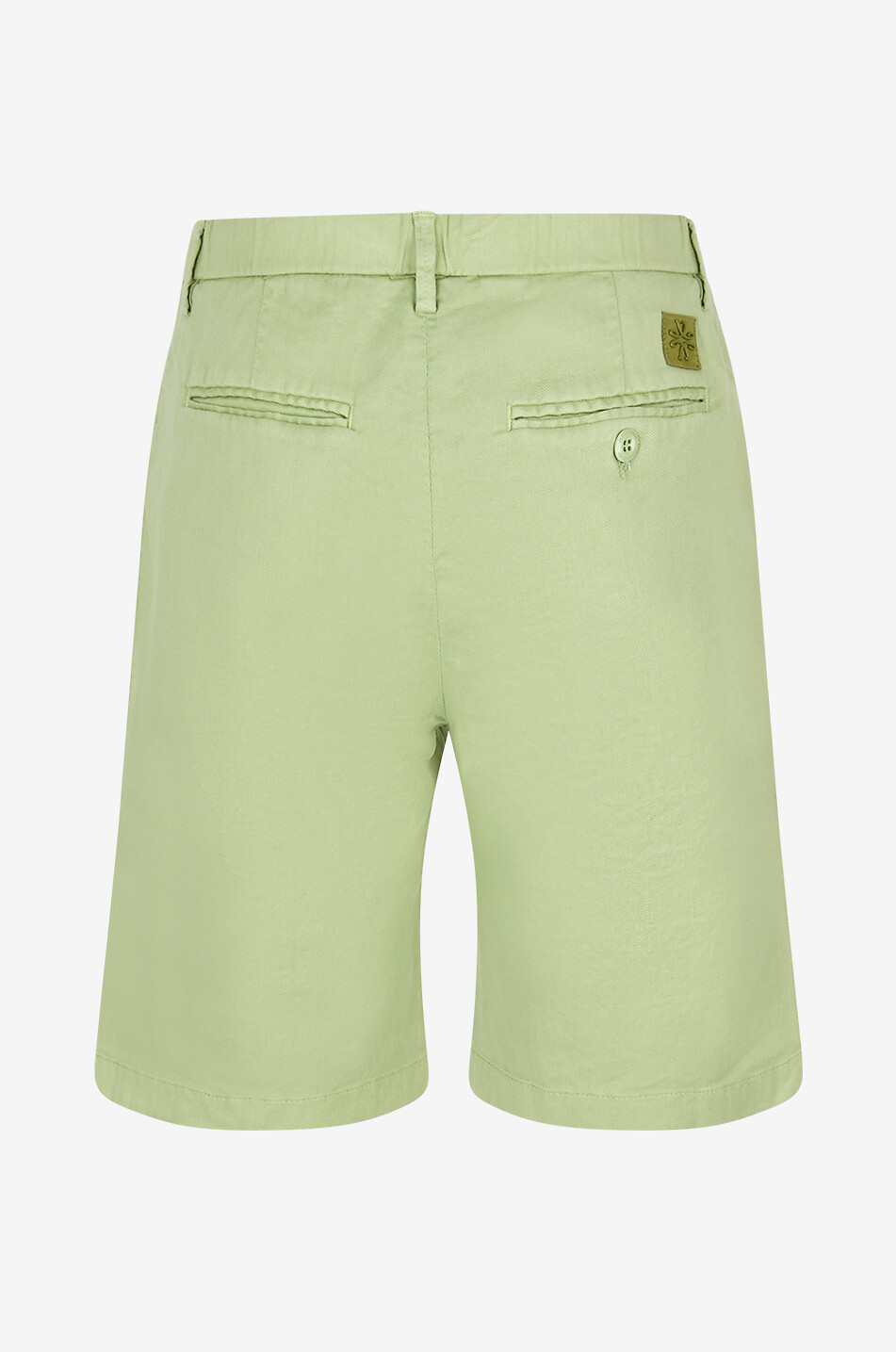 JACOB COHEN George cotton and linen canvas Bermuda shorts Men LIGHT GREEN 2