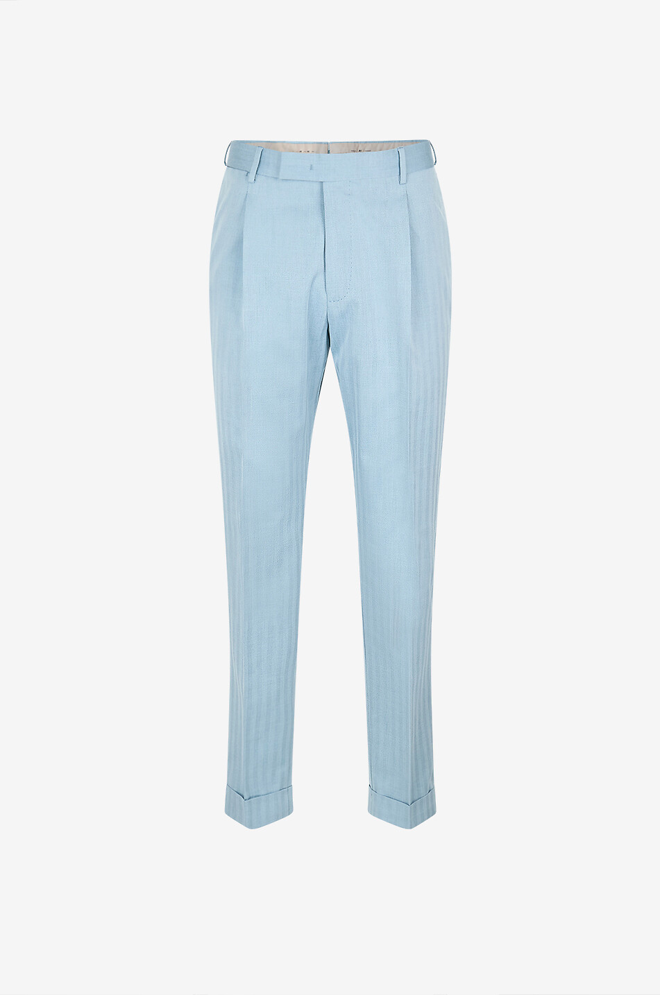Tailored linen trousers - DOLCE & GABBANA - DARK BLUE - Bongénie