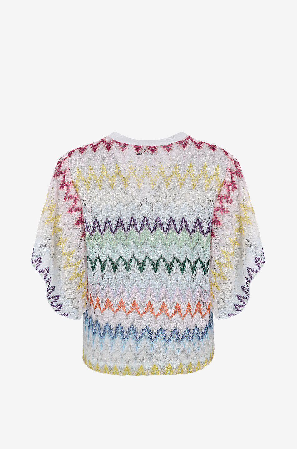 MISSONI Crewneck viscose knit top Women MULTI COLOURED 2