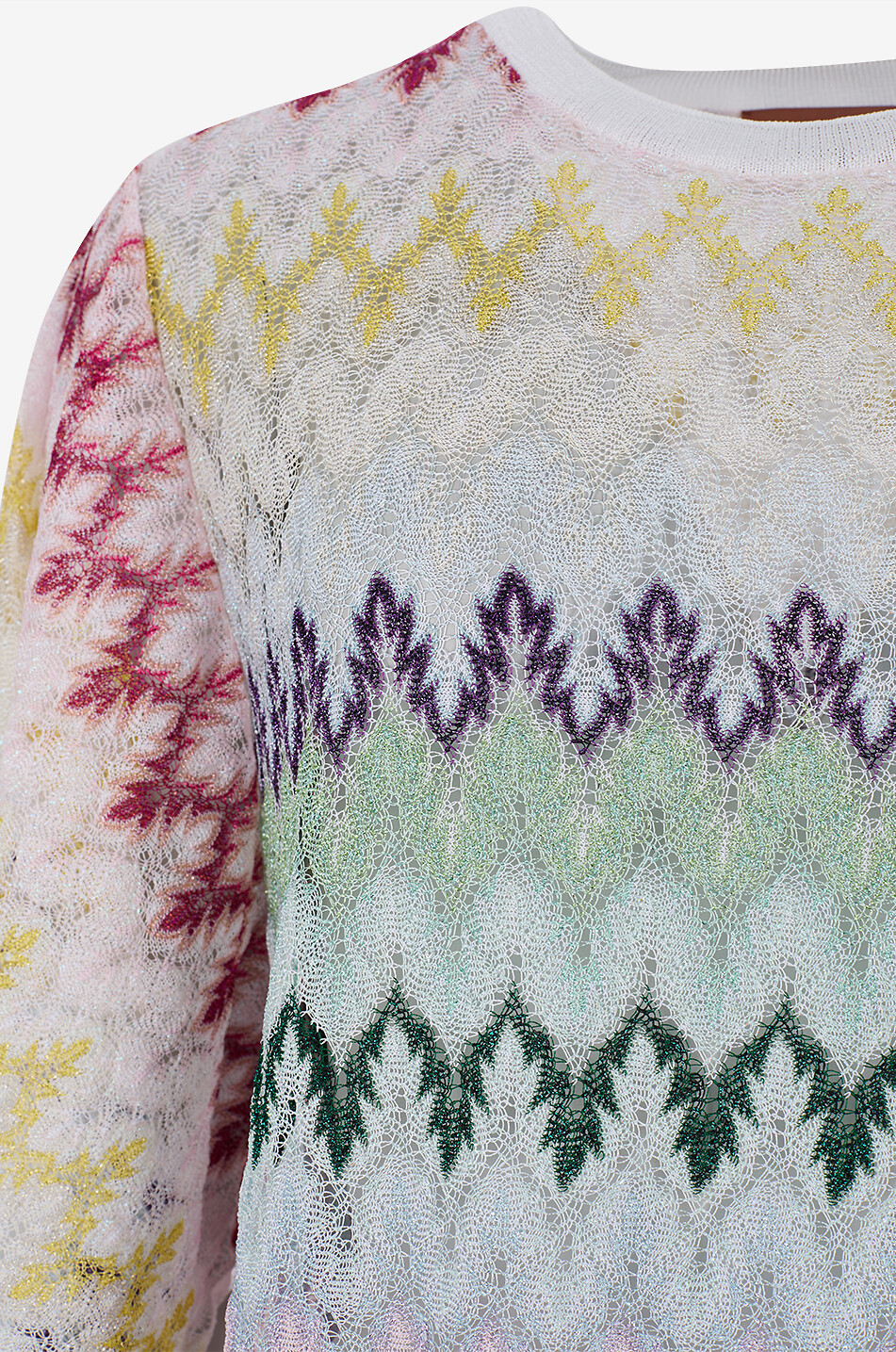 MISSONI Crewneck viscose knit top Women MULTI COLOURED 3