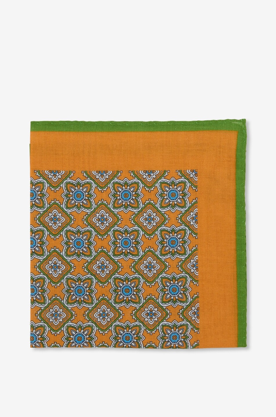 Quadratische Pochette aus Baumwolle mit Print