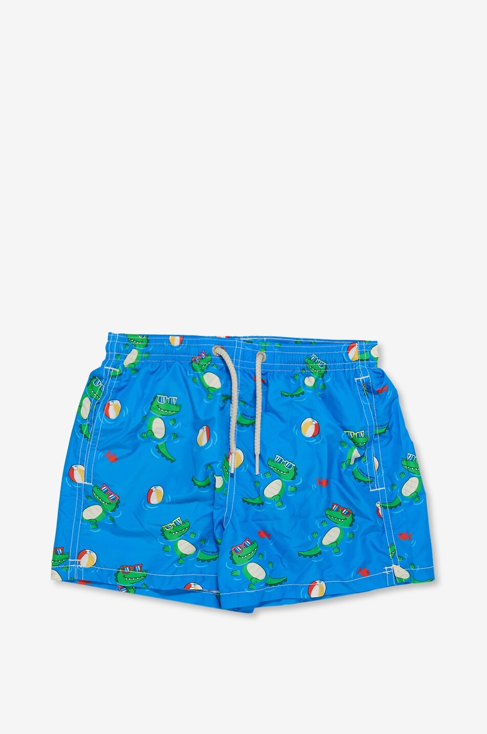 MC2 SAINT BARTH Short de bain garçon imprimé Jean Lighting Garçon BLEU MOYEN 1