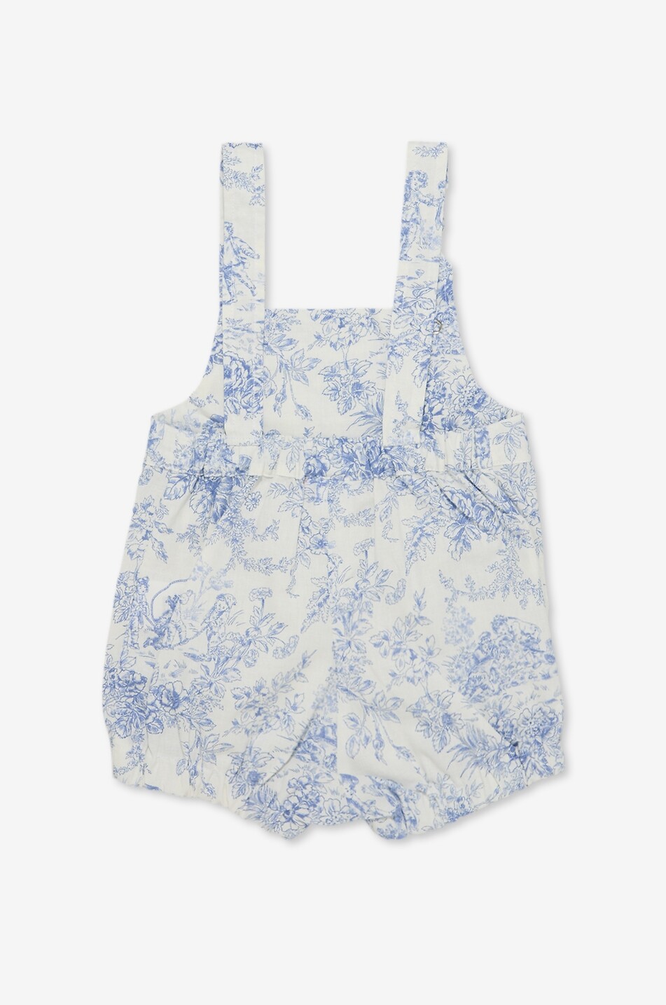 LES SONGES DE CELESTE Ysee Toile de Jouy cotton baby romper Baby BLUE 2