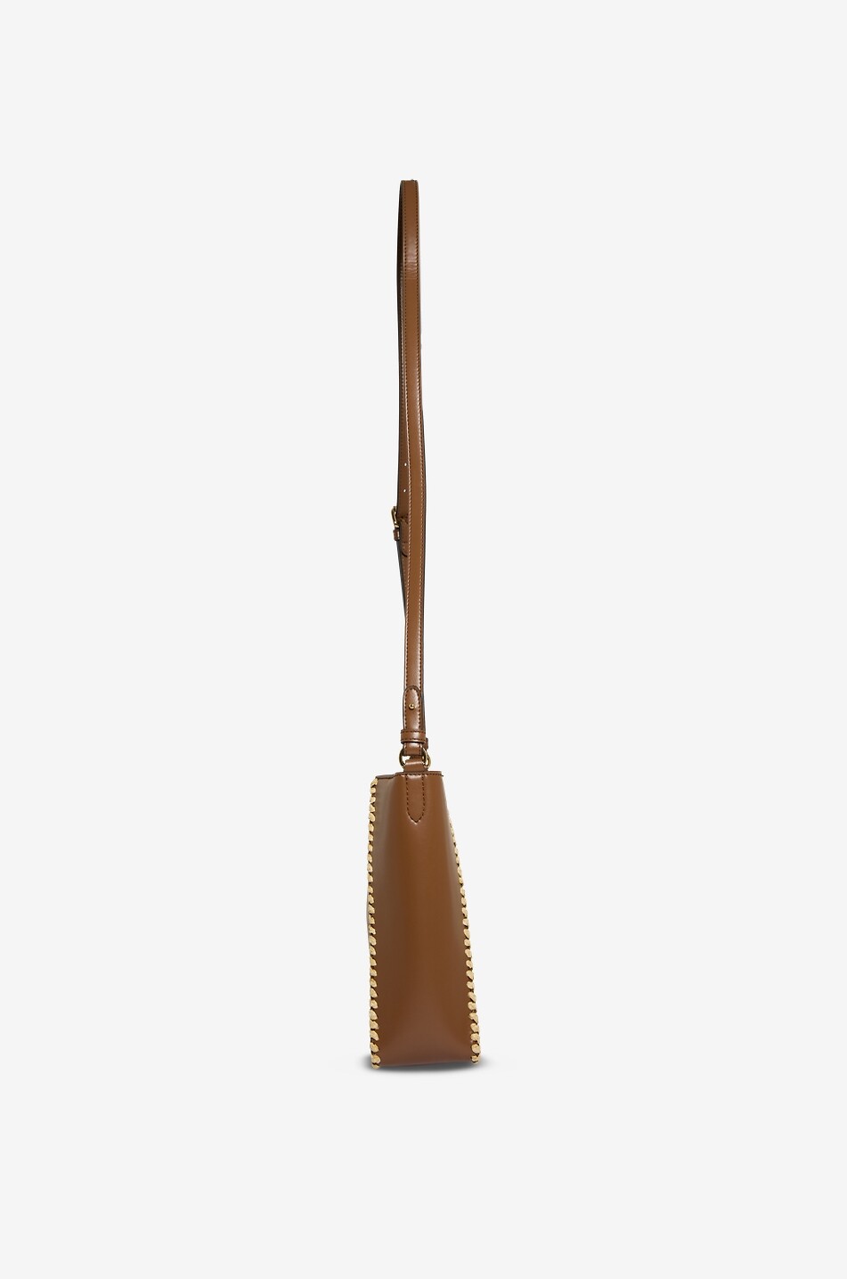 STELLA McCARTNEY Rectangular shoulder bag with adjustable strap Women BROWN 4