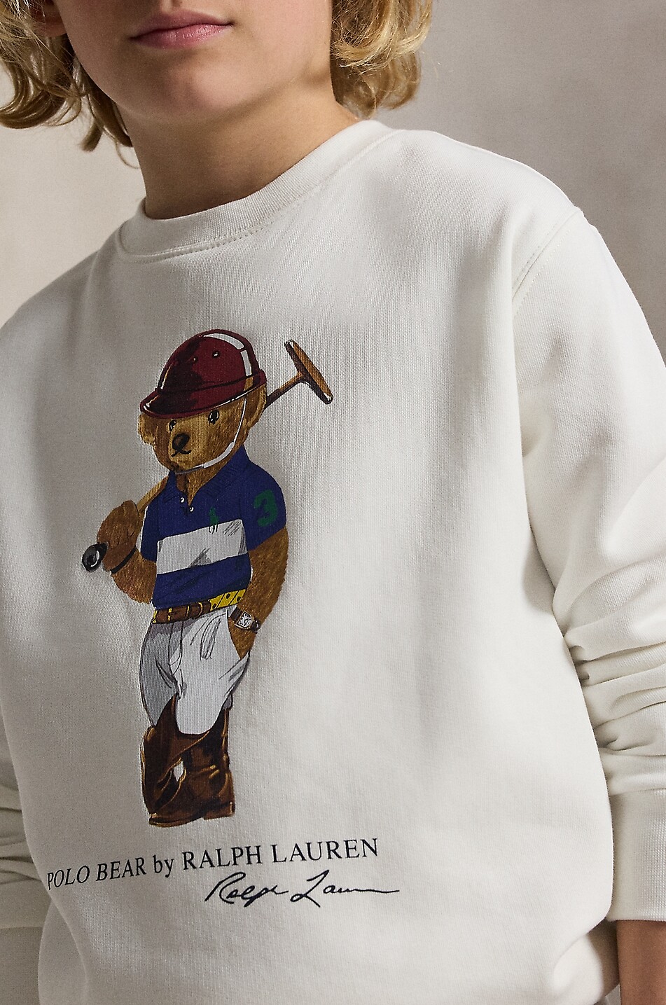 POLO RALPH LAUREN Boy's knit jumper Boy WHITE 5