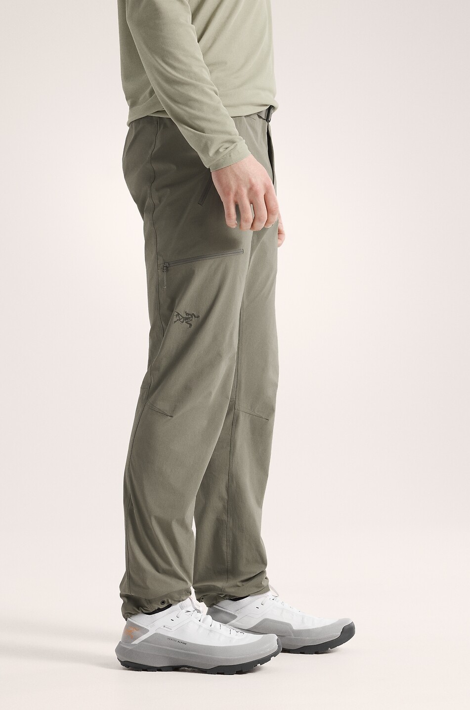 ARC'TERYX Gamma SL technical fabric hiking trousers Men KHAKI 3
