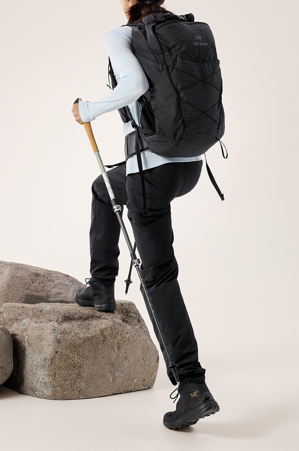 ARC'TERYX Sac à dos à bretelles ajustables Aerios Femme NOIR 3