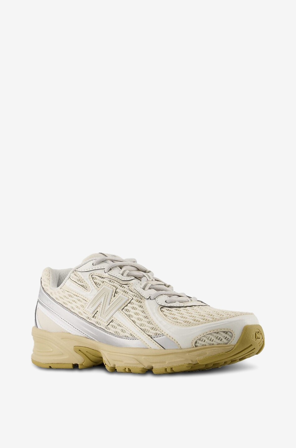 NEW BALANCE Niedrige Materialmix-Sneakers zum Schnüren 740 Damen BEIGE 2