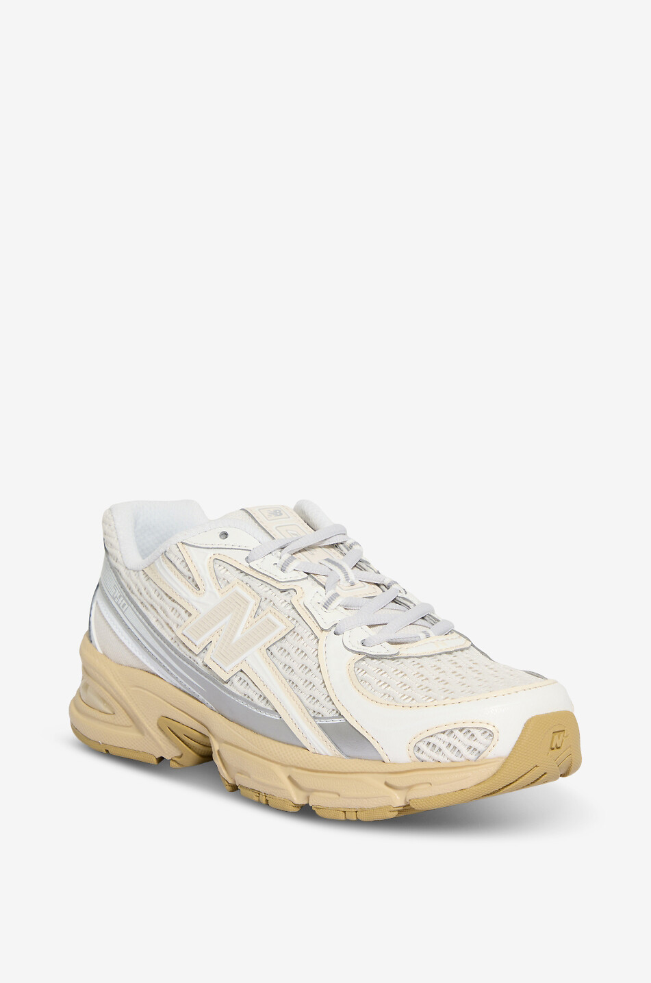 Niedrige Materialmix-Sneakers zum Schnüren 740