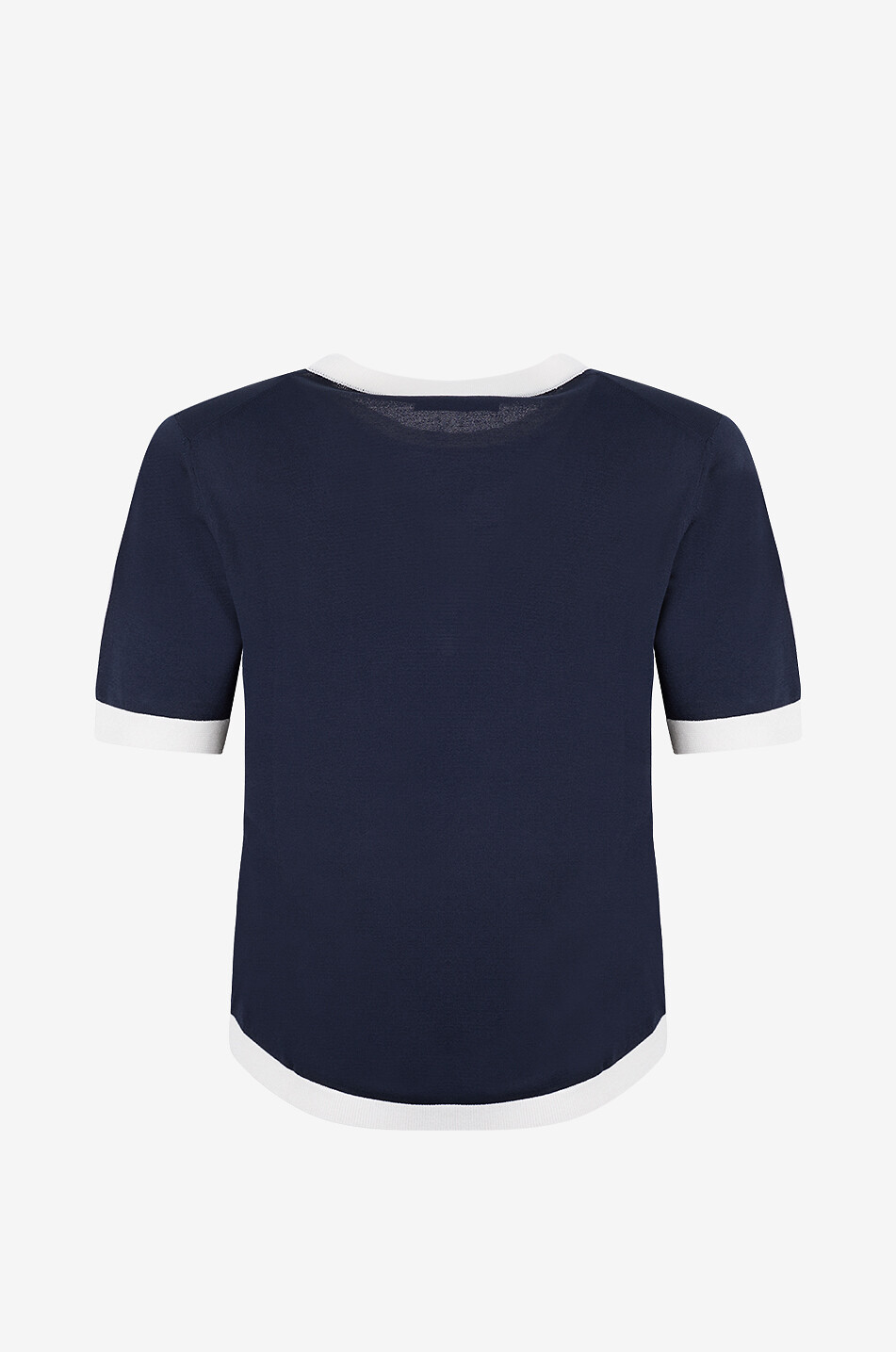 GRAN SASSO Pullover mit Rundhalsausschnitt aus Viskosemischung Damen DUNKELBLAU 2