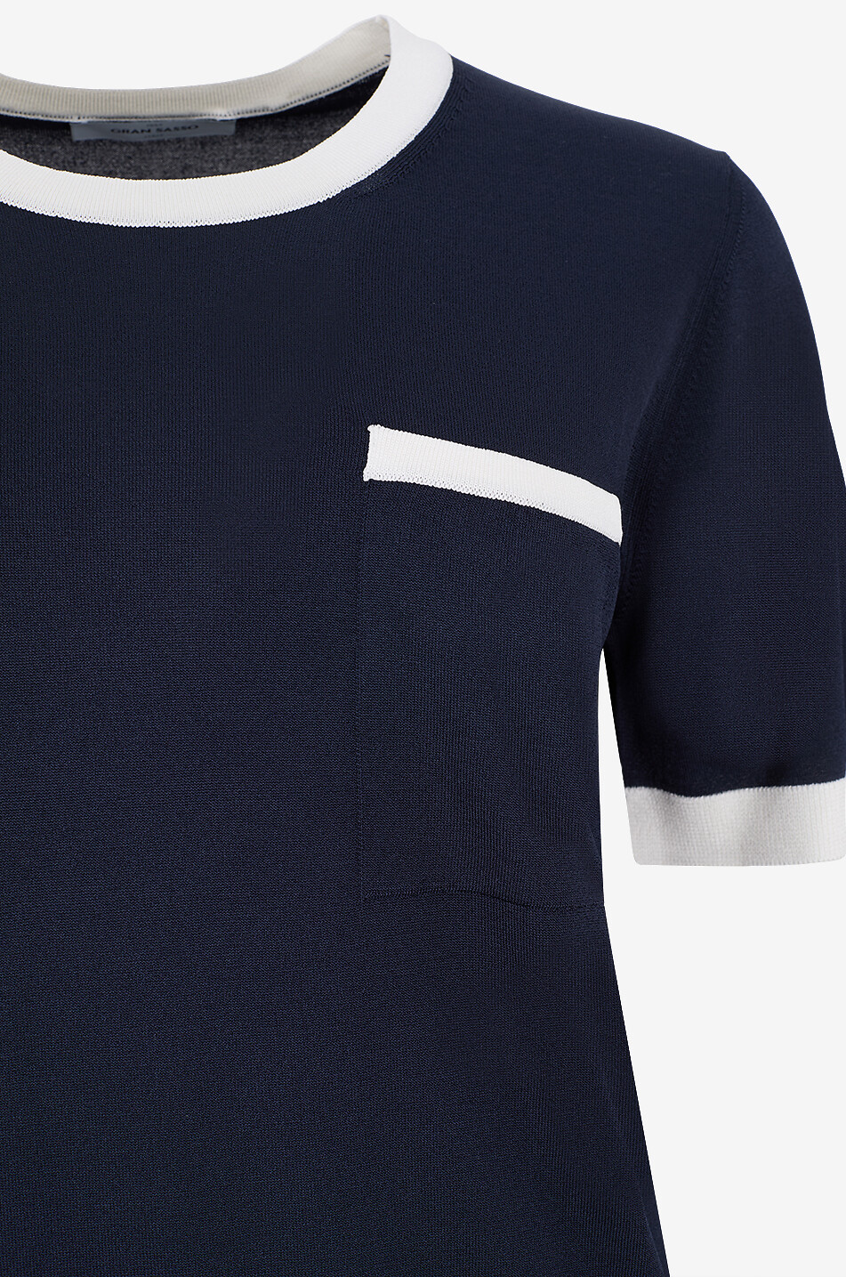 GRAN SASSO Pullover mit Rundhalsausschnitt aus Viskosemischung Damen DUNKELBLAU 7