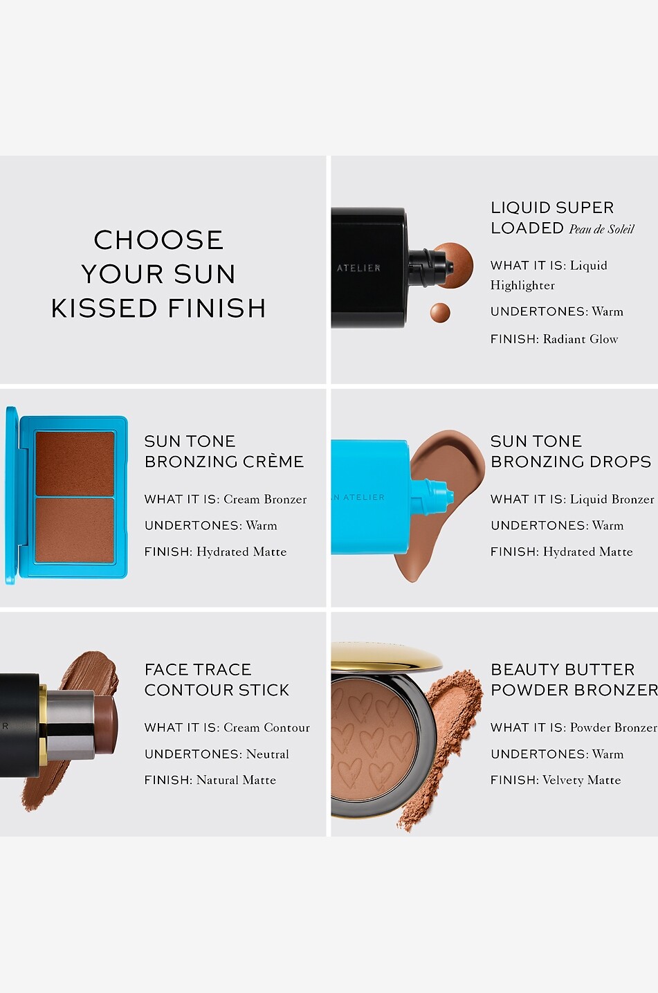 WESTMAN ATELIER Duo de poudre crème soleil Sun Tone Bronzing Crème - Soleil Parfait 1 Femme Incolore 4