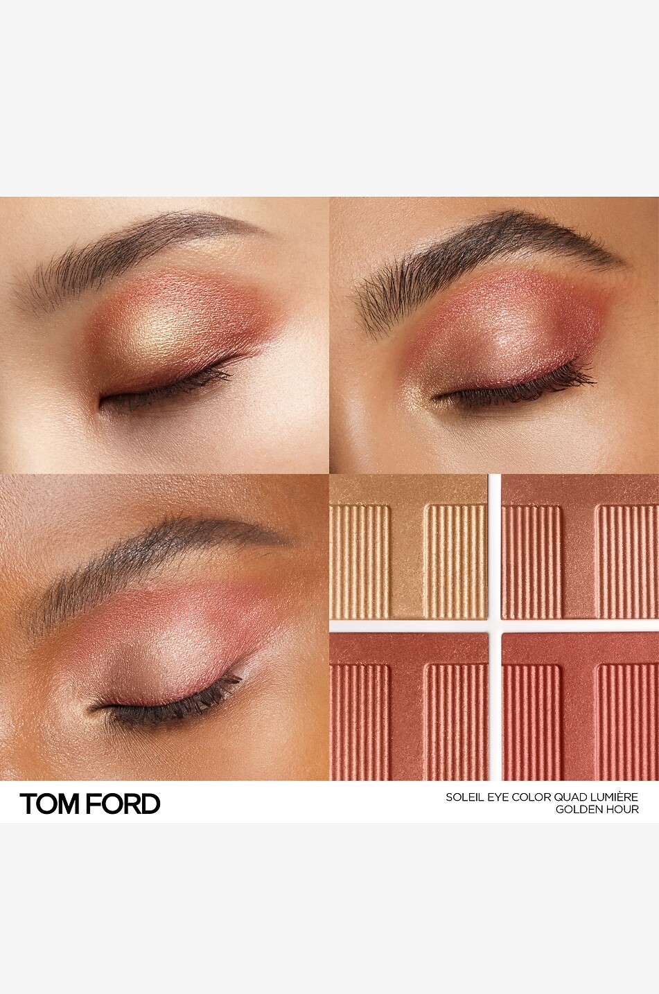 TOM FORD Soleil Eye Color Quad Golden Hour eye shadow palette Women Colourless 2
