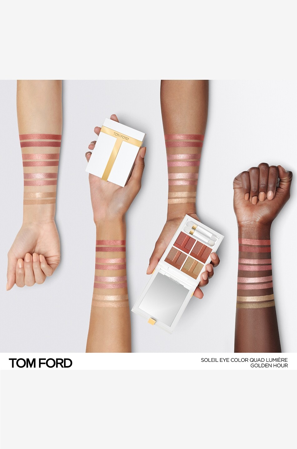 TOM FORD Soleil Eye Color Quad Honeymoon eye shadow palette Women Colourless 4