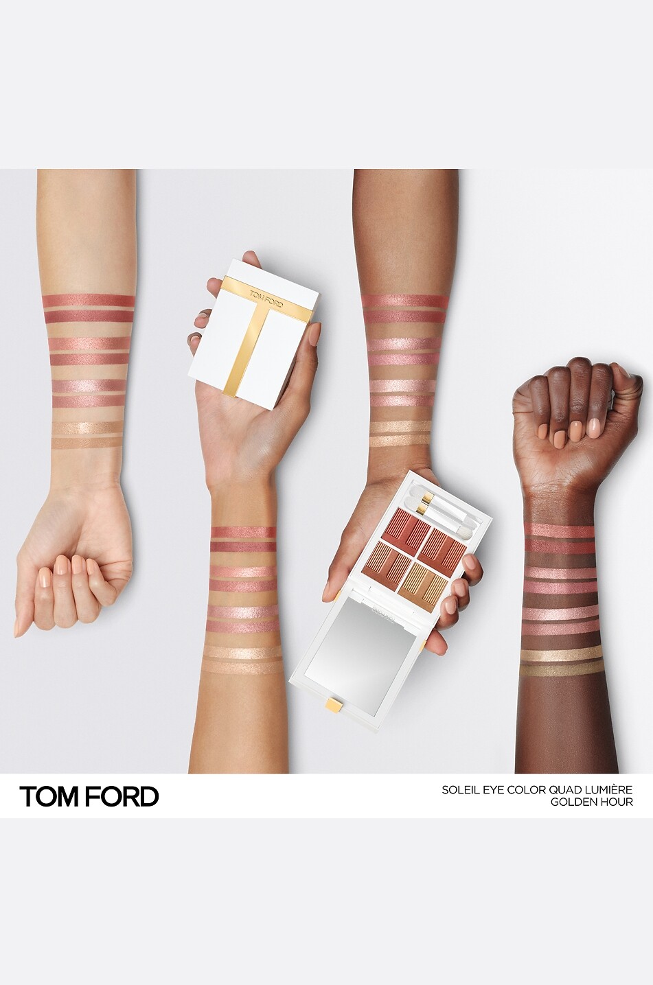 TOM FORD Palette de fards à paupières Soleil Eye Color Quad Peach Dawn Femme Incolore 4