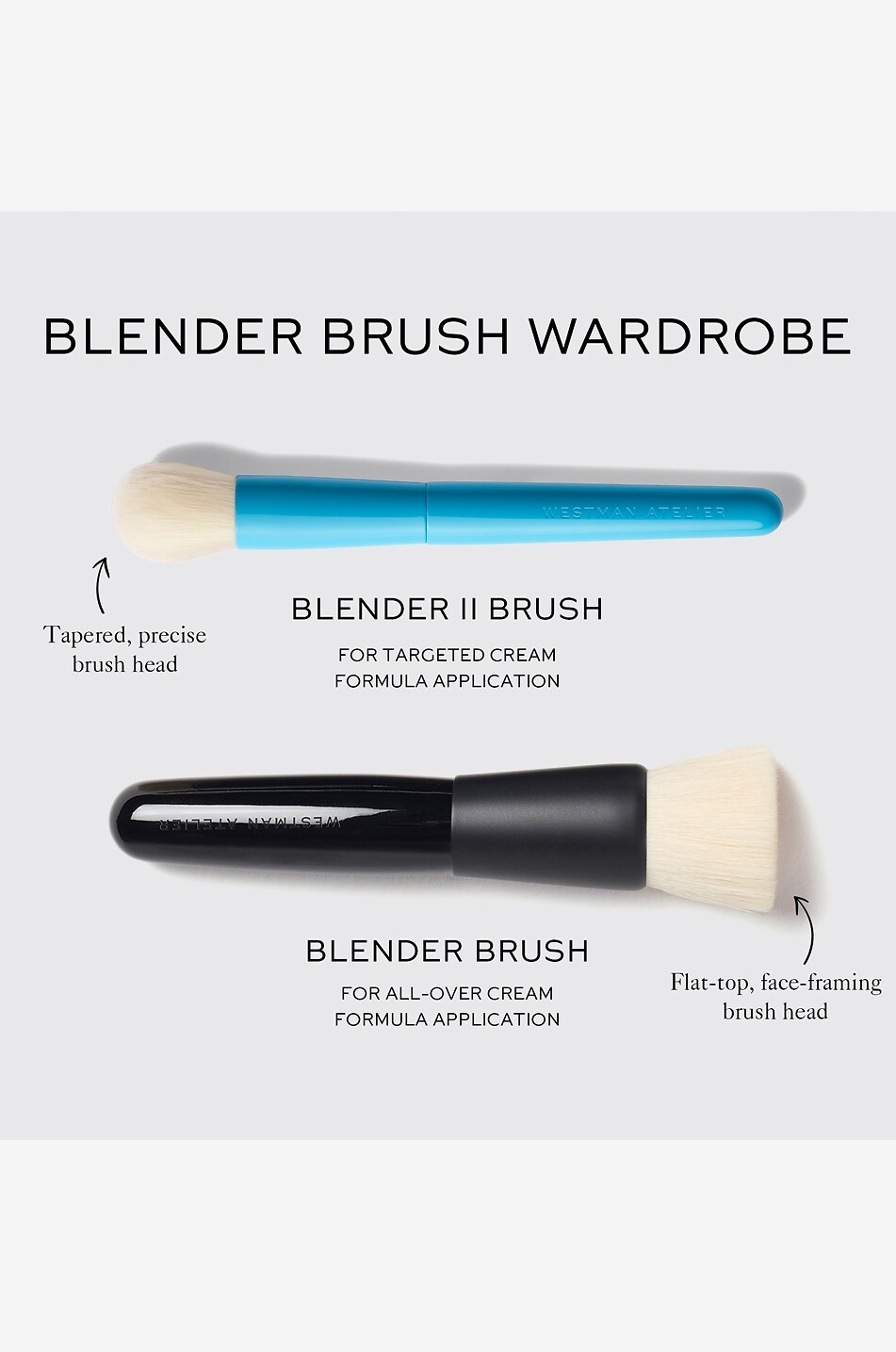 WESTMAN ATELIER Creme-Puder-Pinsel Blender II Brush Unisex Farblos 3