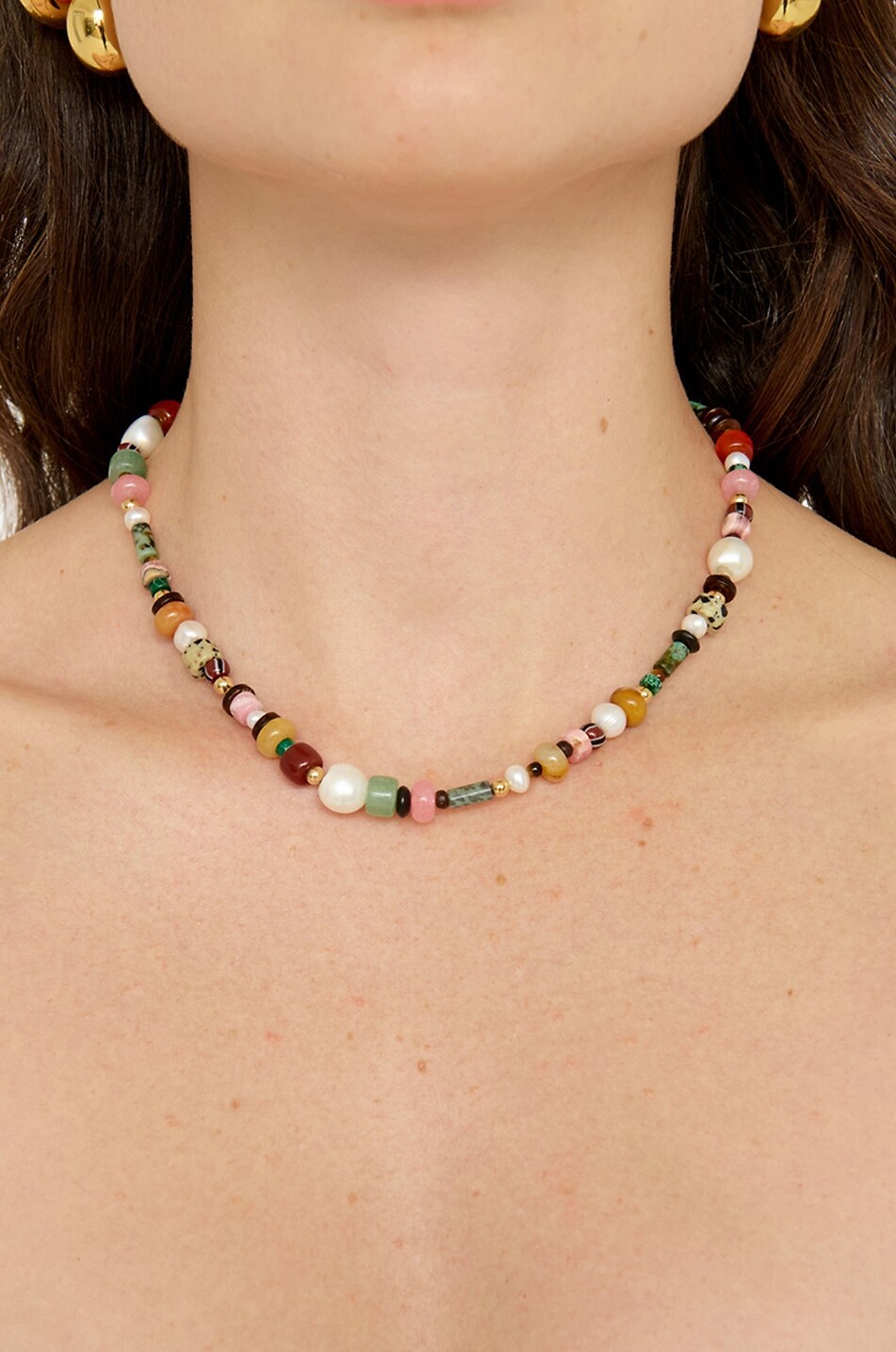 ELIOU Collier en perles et pierres Bodie Femme MULTICOLORE 2