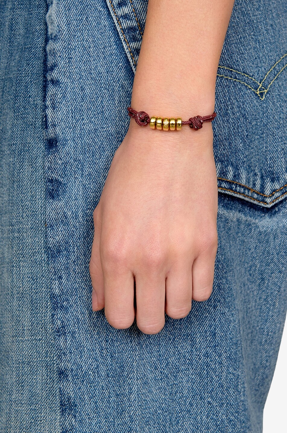 ELIOU Cade cord bracelet Women DARK PURPLE 3