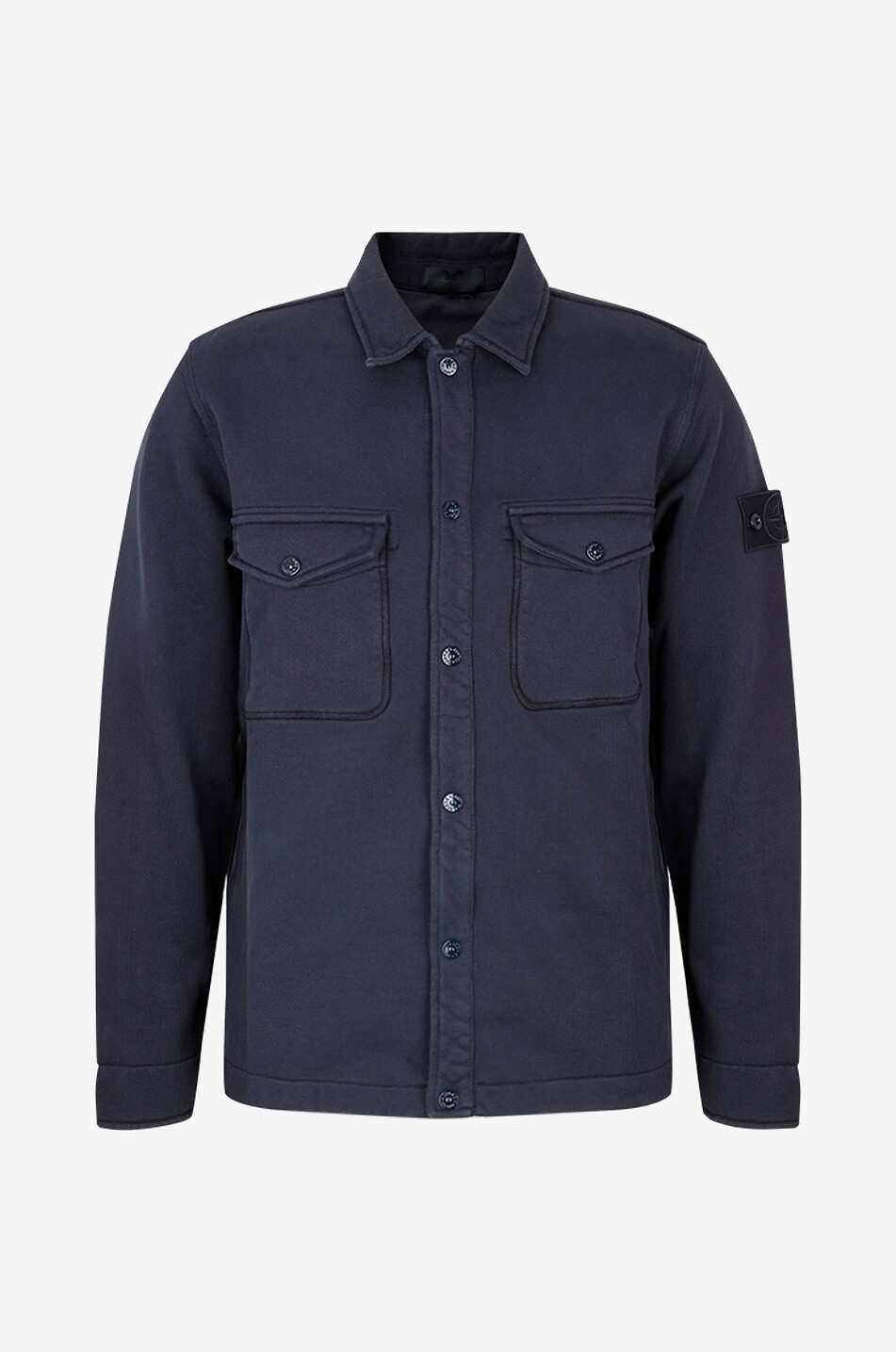 1200007 Weatherproof Stone Island Ghost cotton canvas shirt jacket