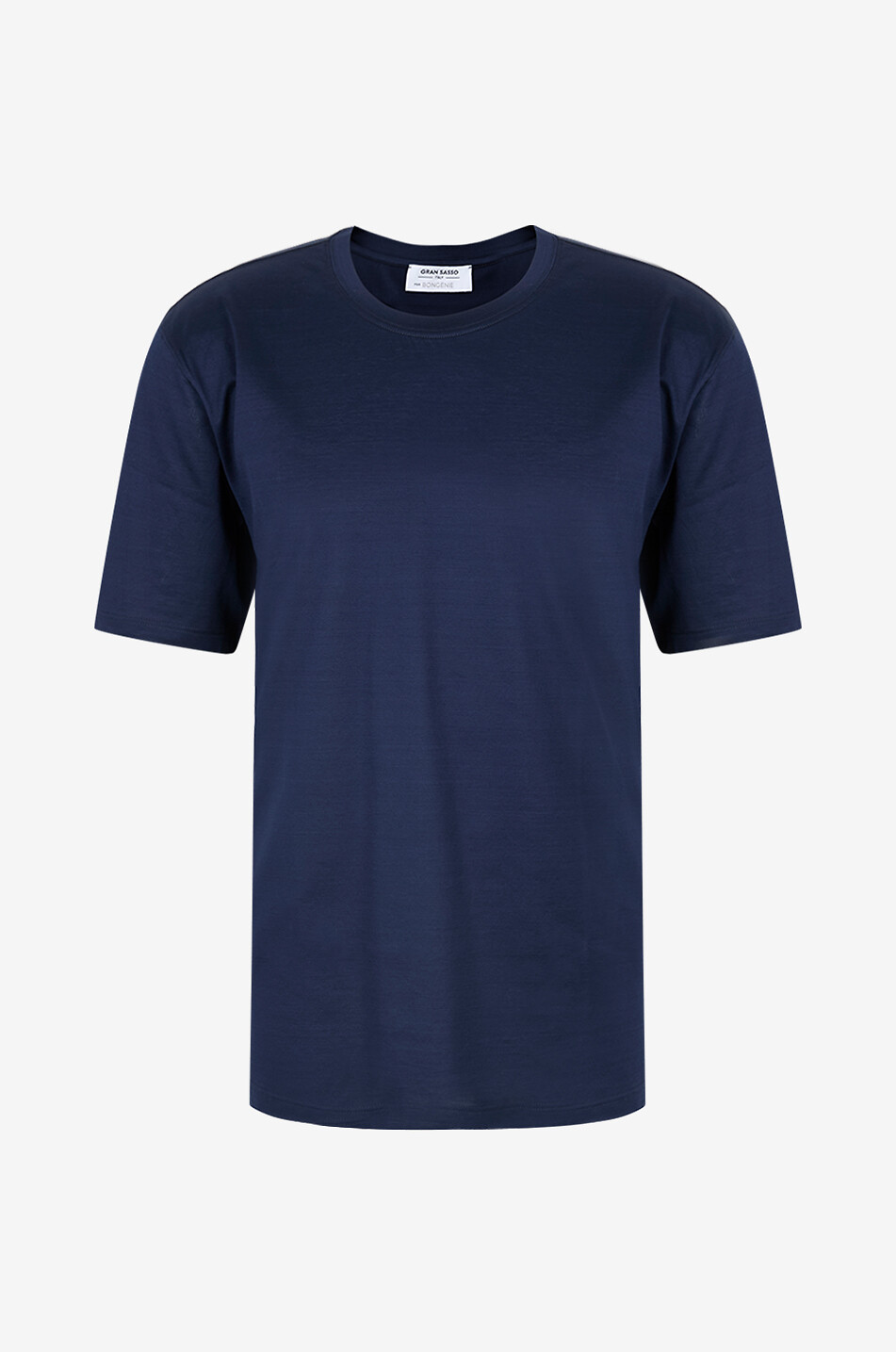Short-sleeved round-neck cotton jersey T-shirt