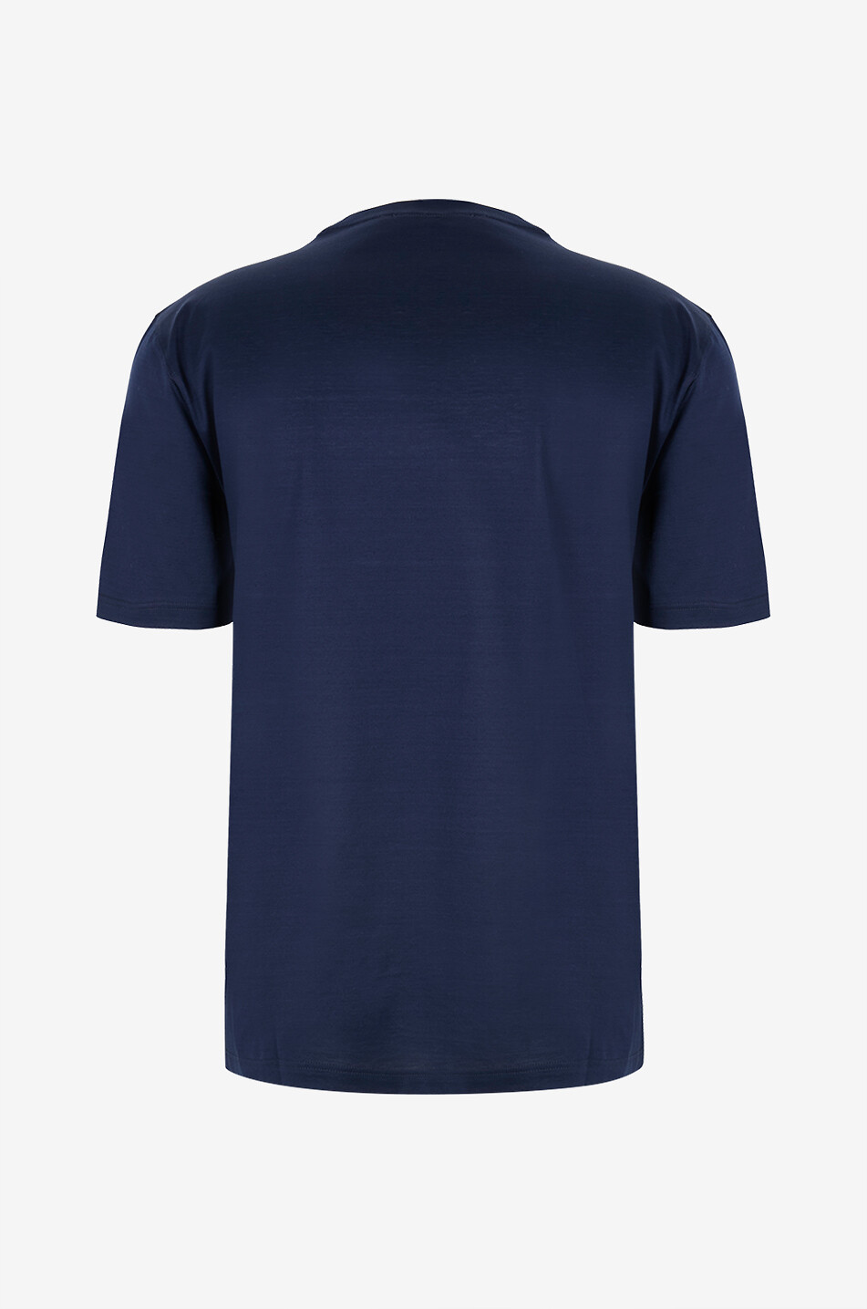 GRAN SASSO Short-sleeved round-neck cotton jersey T-shirt Men DARK BLUE 2
