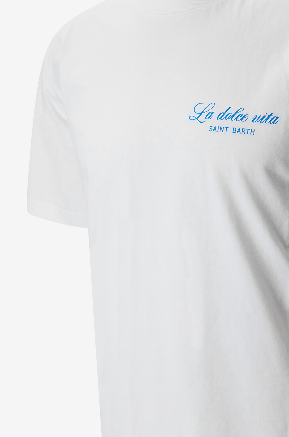 MC2 SAINT BARTH Portland printed cotton round-neck t-shirt Men WHITE 3