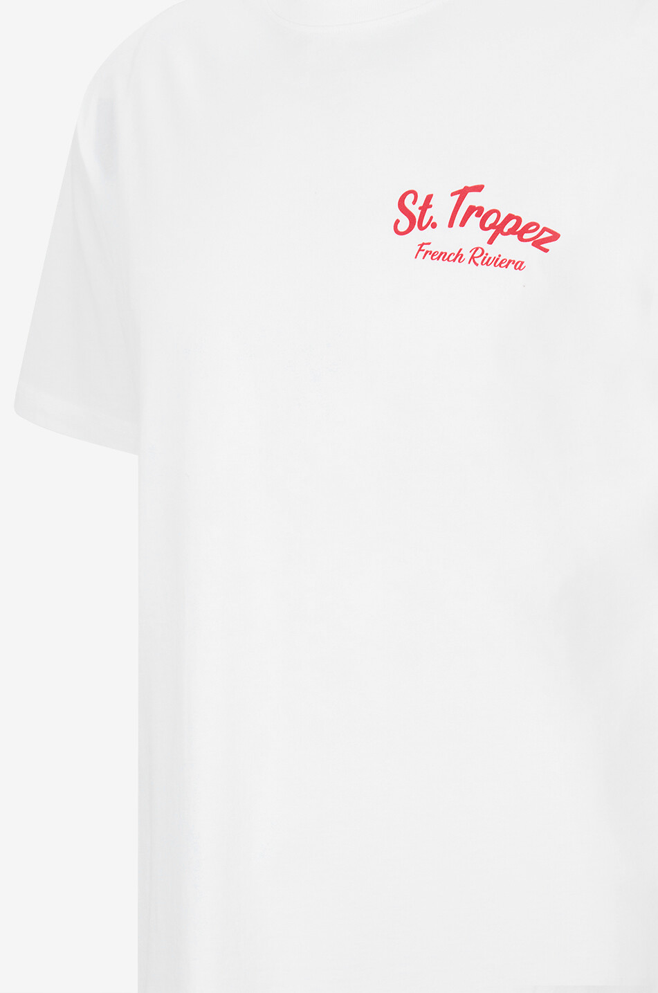 MC2 SAINT BARTH T-Shirt mit rundem Ausschnitt aus Baumwolle bedruckt Portland Herren WEISS 3