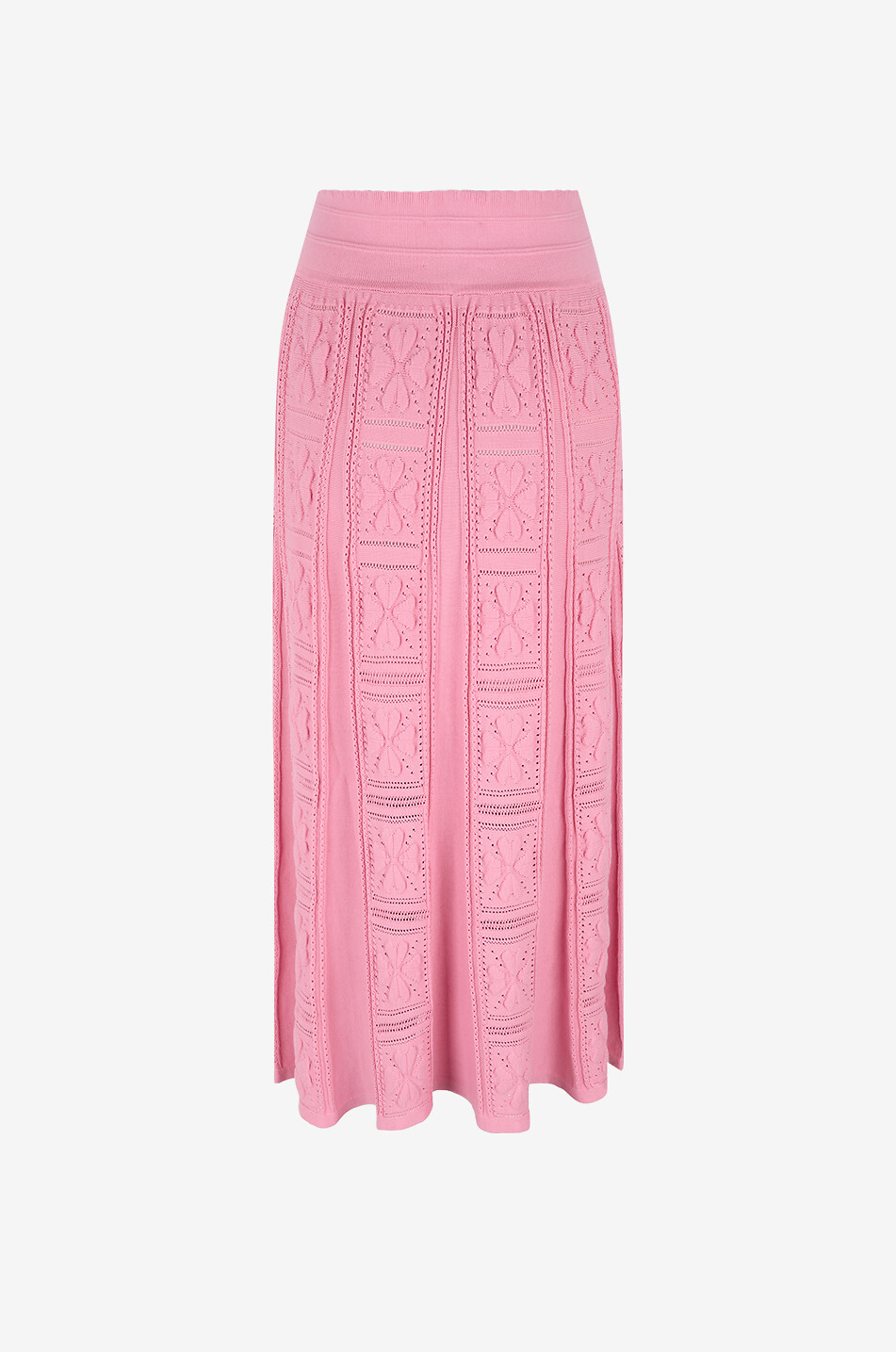 MOLLI Elda cotton knit long skirt Women PINK 2