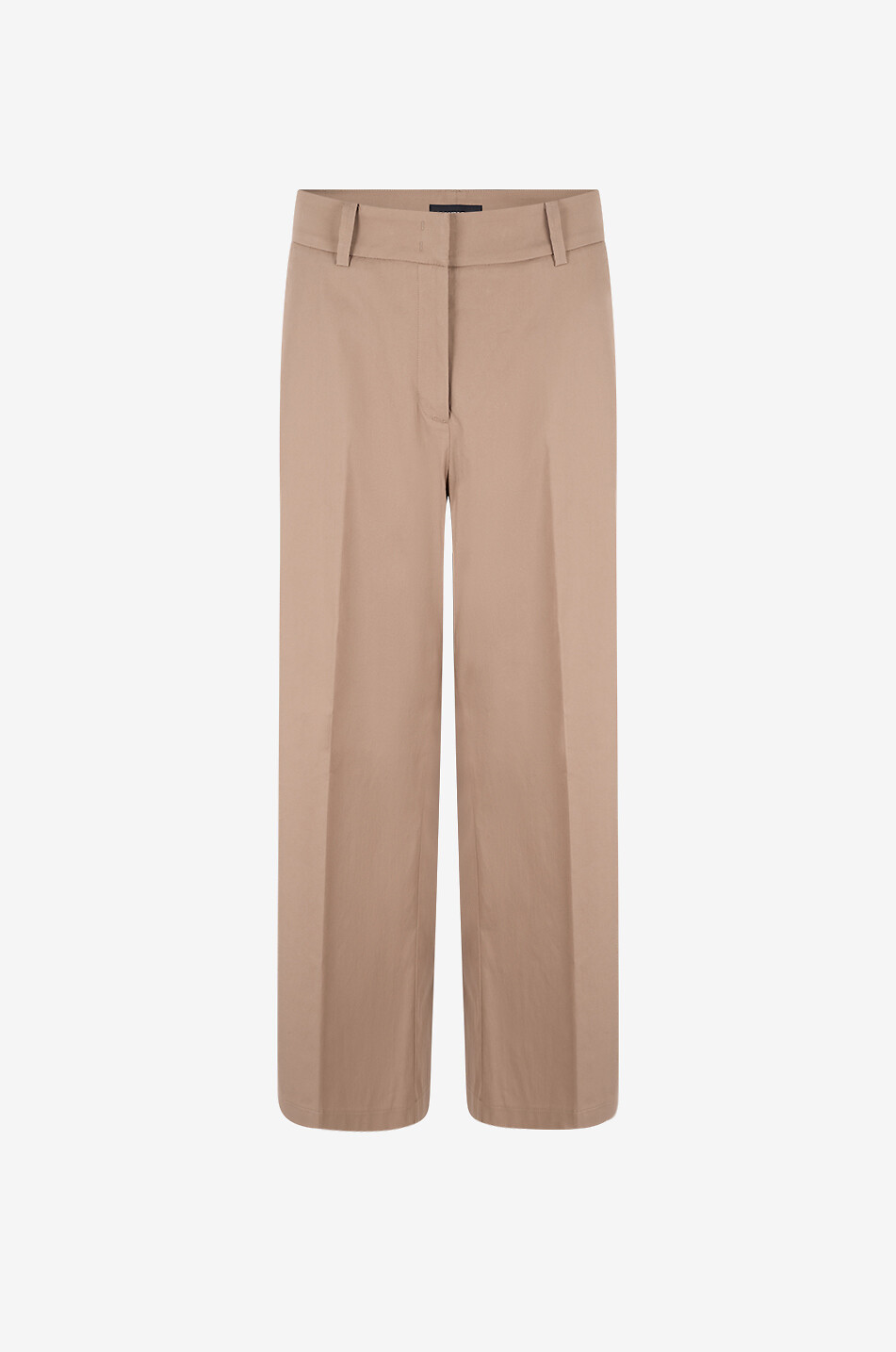California straight-leg mixed cotton trousers