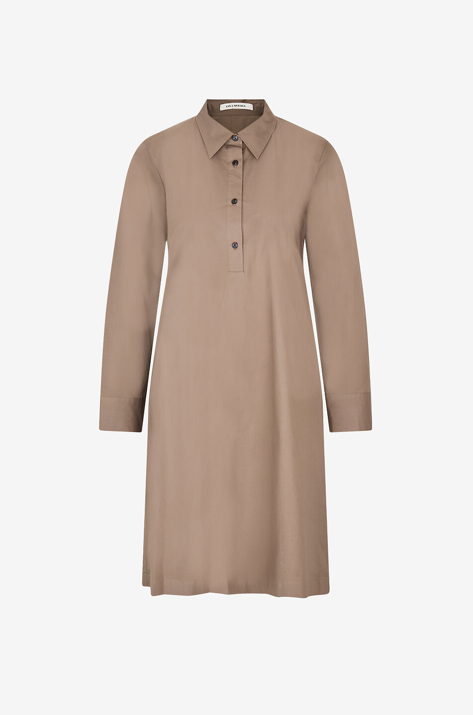 Destiny mid-length shirt collar straight dress