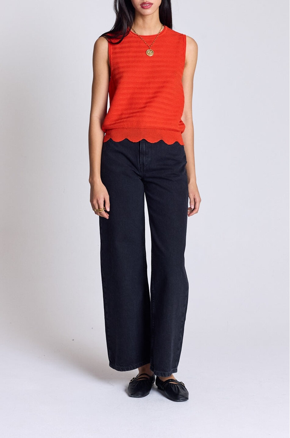 BALZAC PARIS Leonard straight-leg organic cotton denim jeans Women BLACK 4
