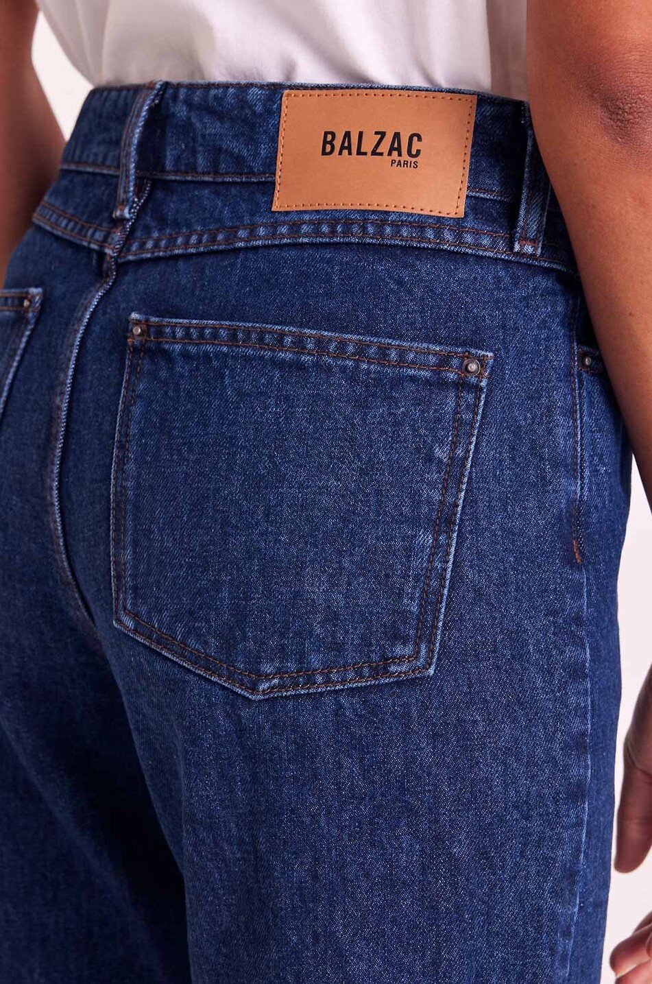 BALZAC PARIS Leonard straight-leg organic cotton denim jeans Women DARK BLUE 5