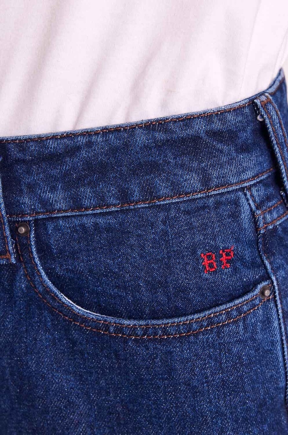 BALZAC PARIS Leonard straight-leg organic cotton denim jeans Women DARK BLUE 4