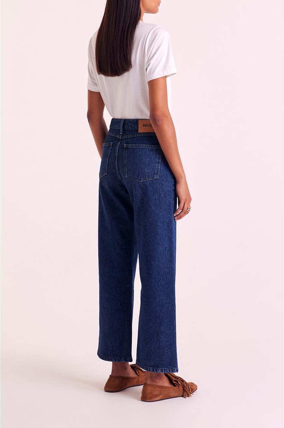 BALZAC PARIS Leonard straight-leg organic cotton denim jeans Women DARK BLUE 3