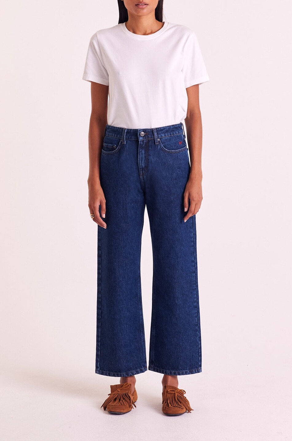 BALZAC PARIS Leonard straight-leg organic cotton denim jeans Women DARK BLUE 2
