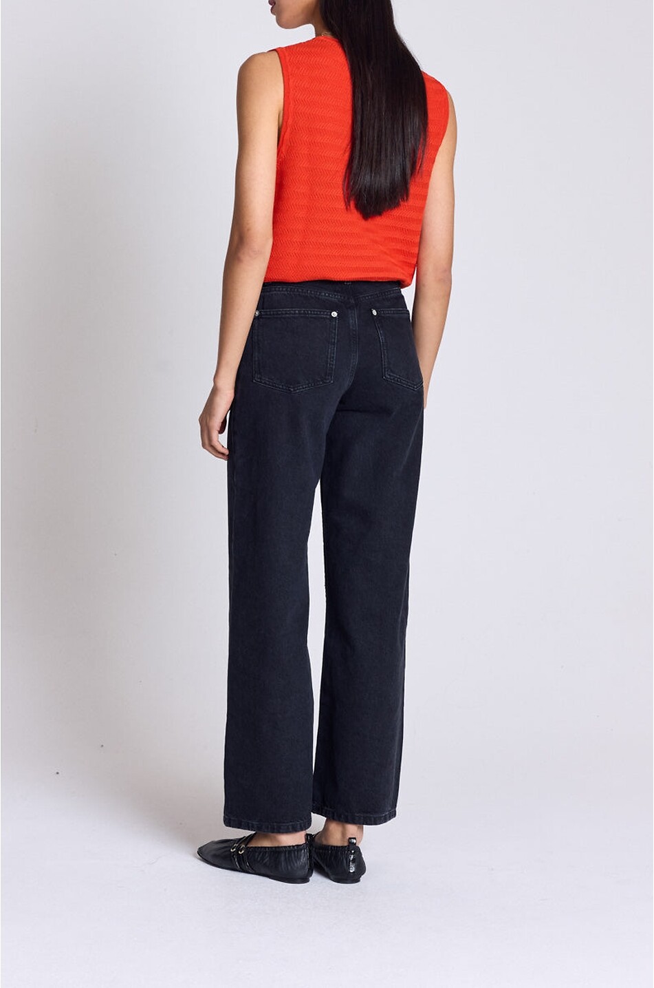 Leonard straight-leg organic cotton denim jeans - BALZAC PARIS