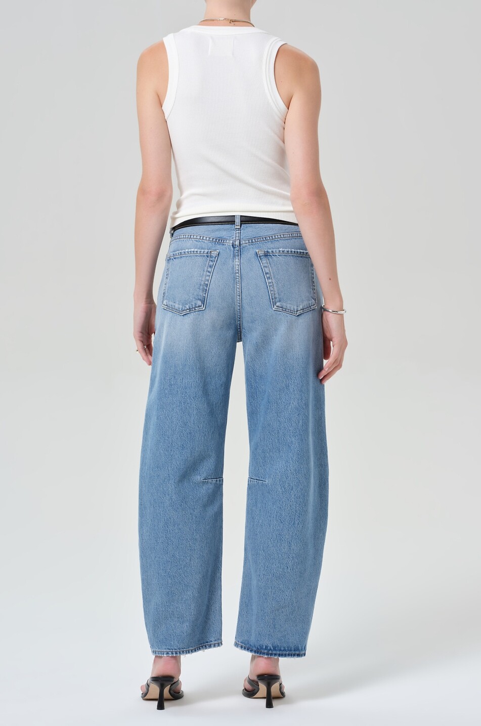 CITIZENS OF HUMANITY Barrel-Leg-Jeans im Used-Look Miro Long Relaxed Cupid Damen HELLBLAU 3