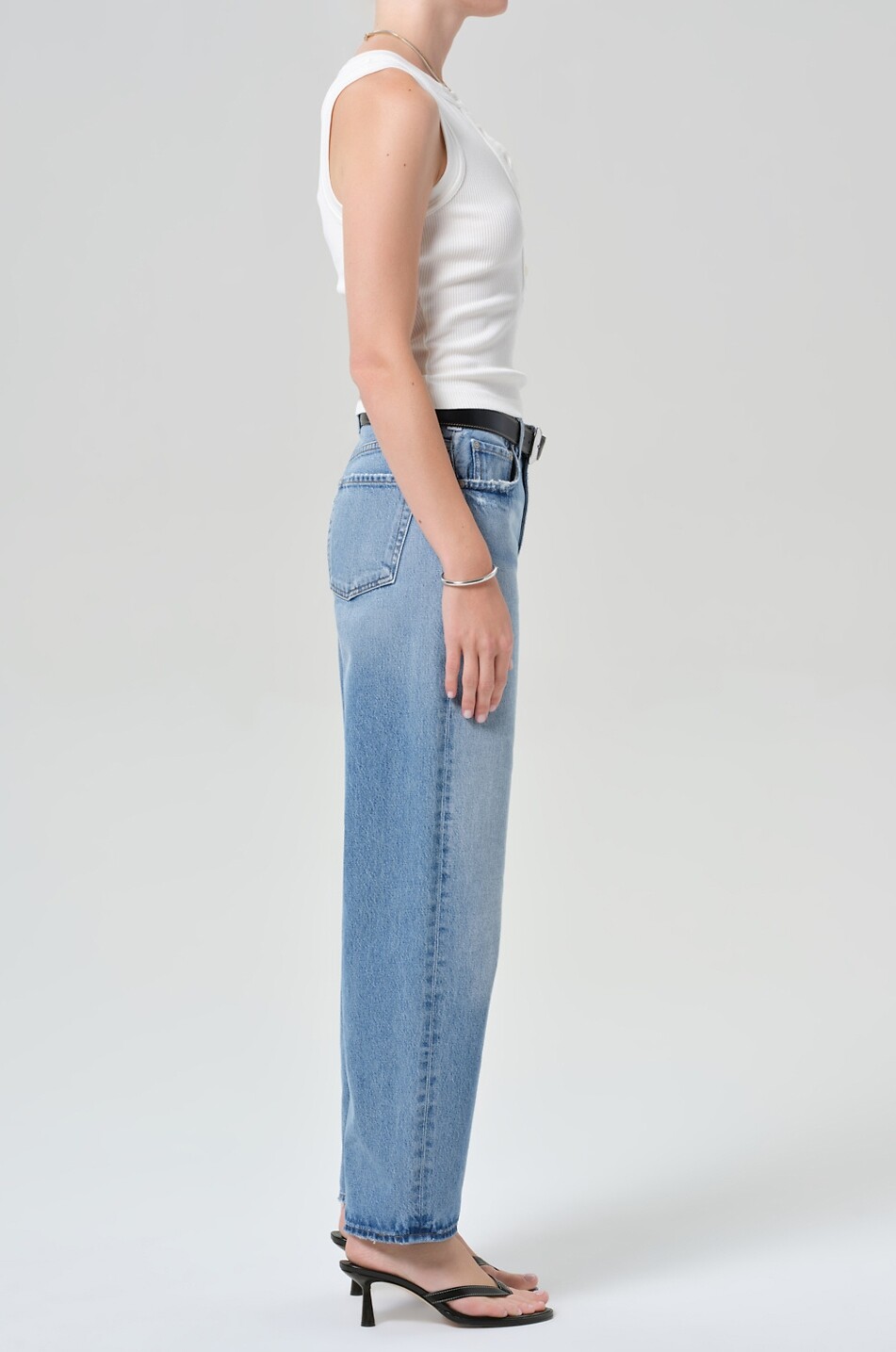 CITIZENS OF HUMANITY Barrel-Leg-Jeans im Used-Look Miro Long Relaxed Cupid Damen HELLBLAU 6