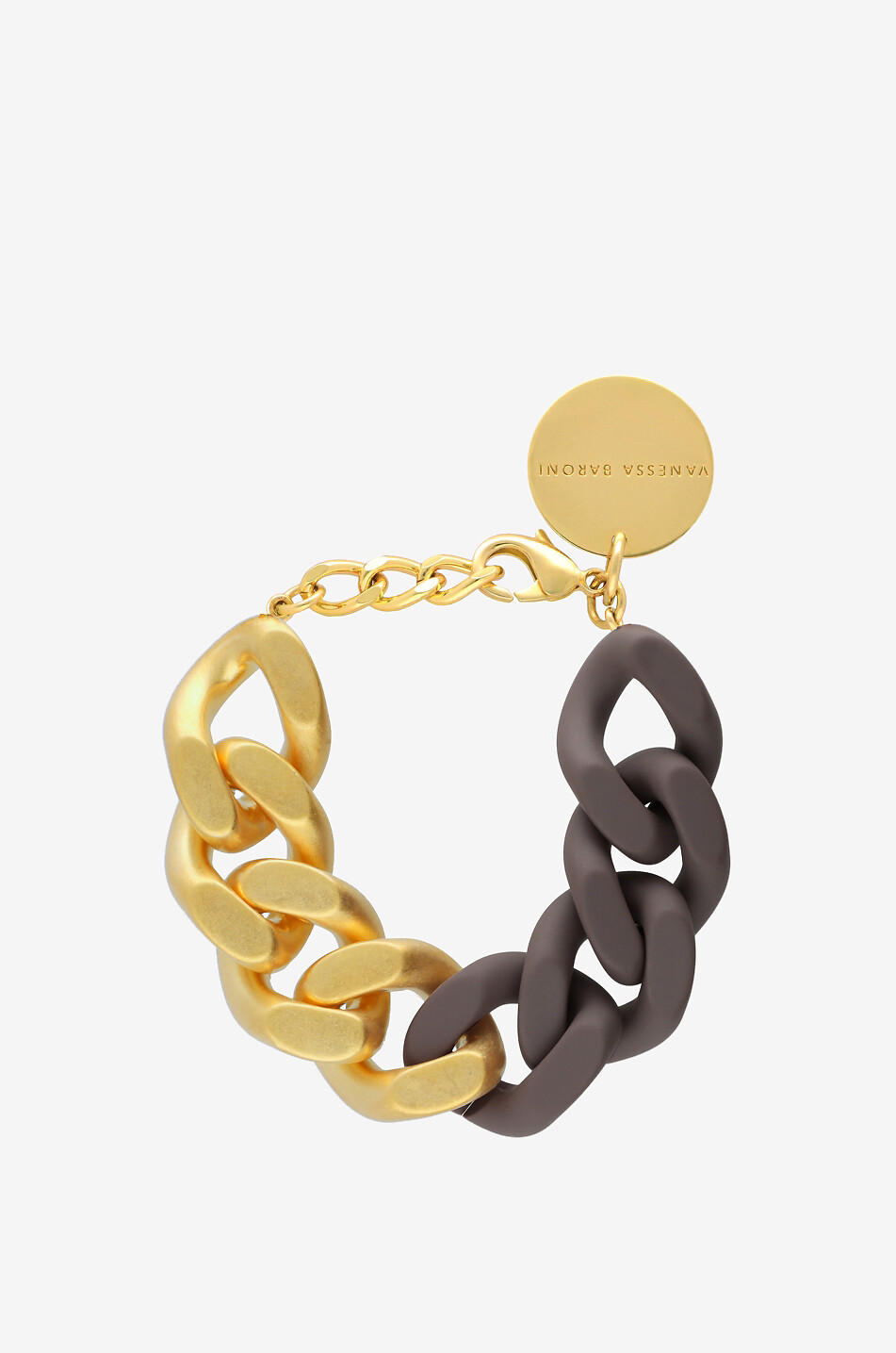 VANESSA BARONI Great bicolour chunky bracelet Women MULTI COLOURED 1