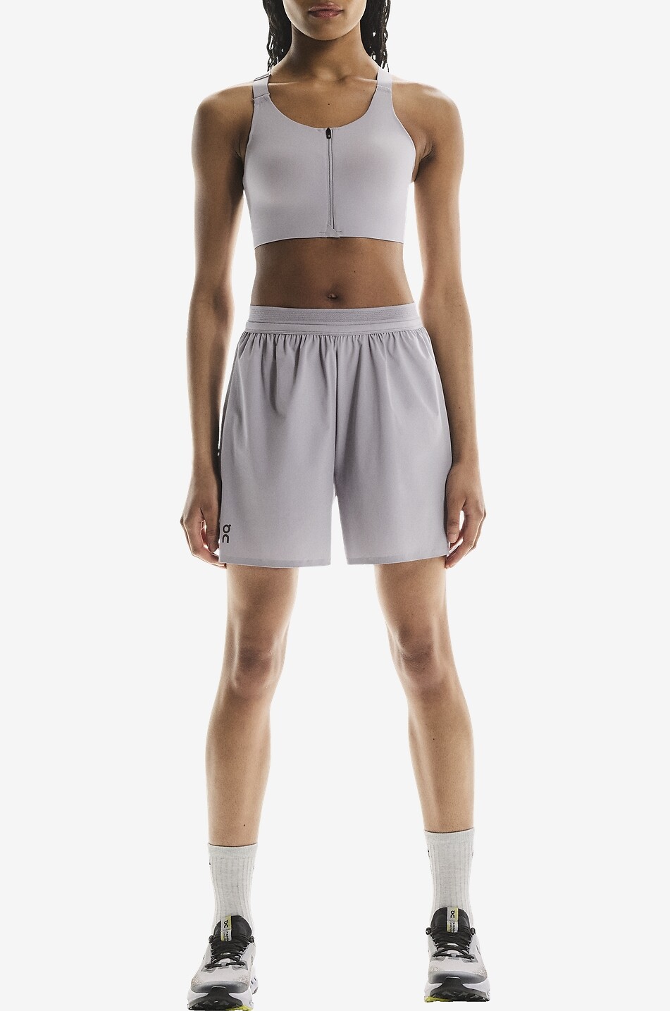ON Performance 5" running shorts Women MEDIUM GREY 4