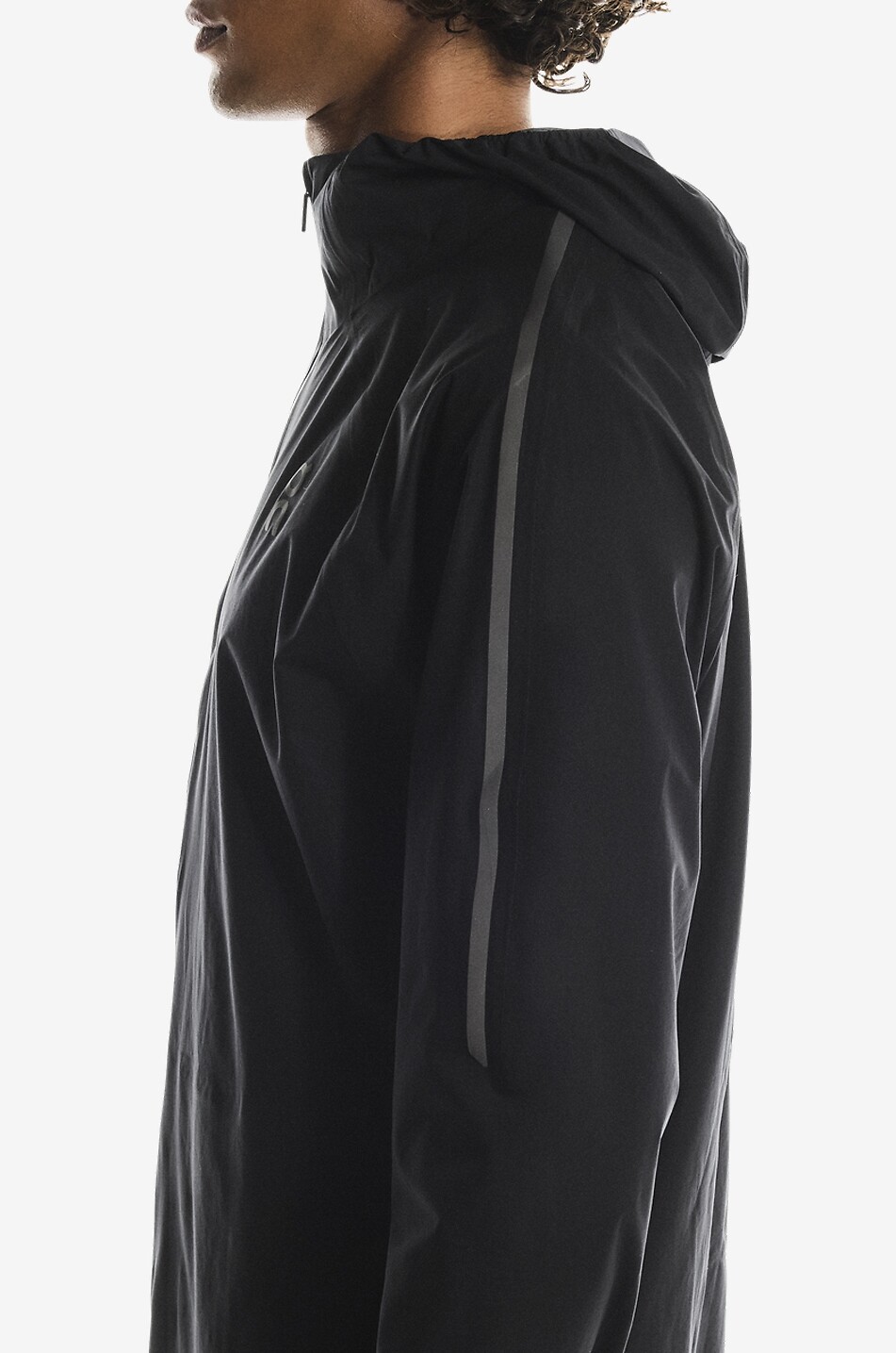 ON Windjacke mit Kapuze aus technischem Material Performance Herren SCHWARZ 5